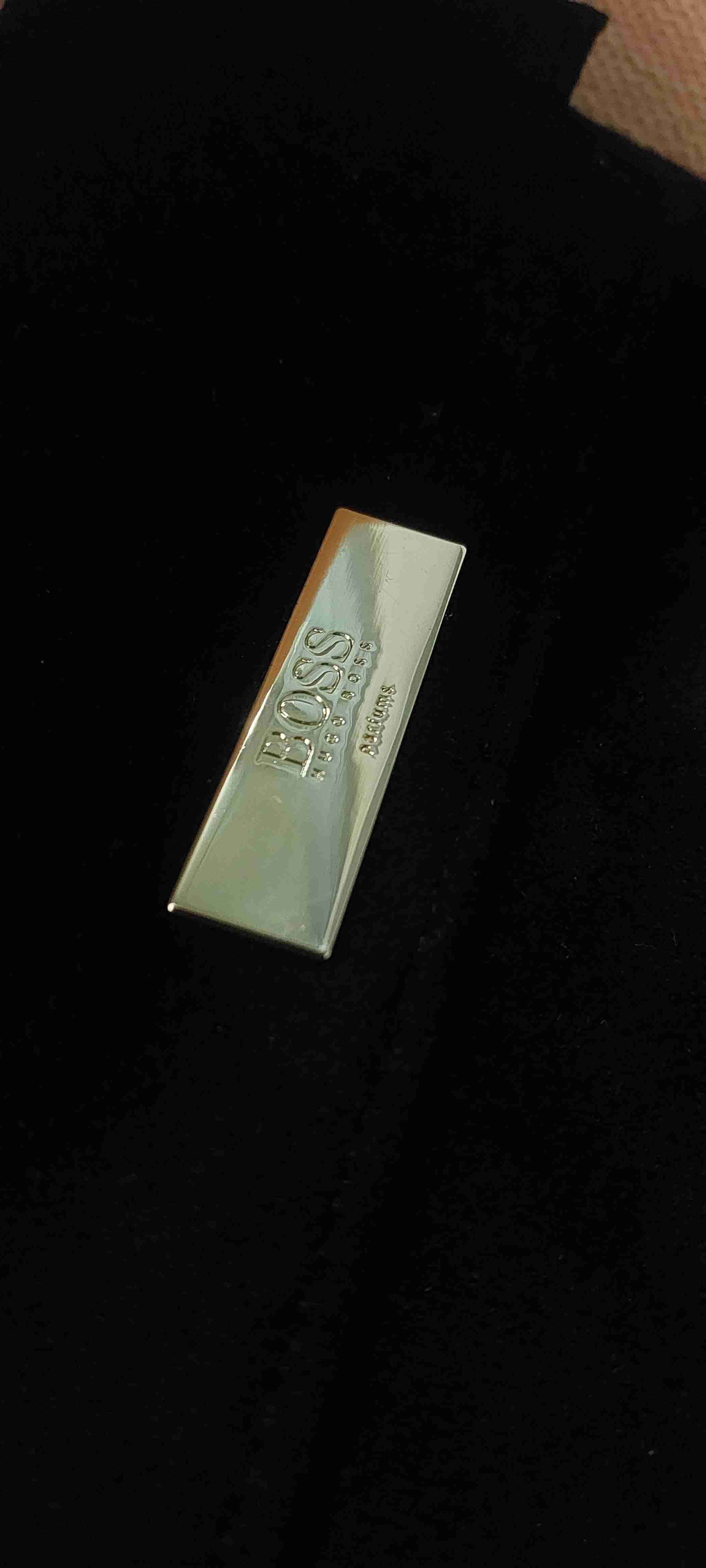 Cartera negra elegante HUGO BOSS original - miniatura 2