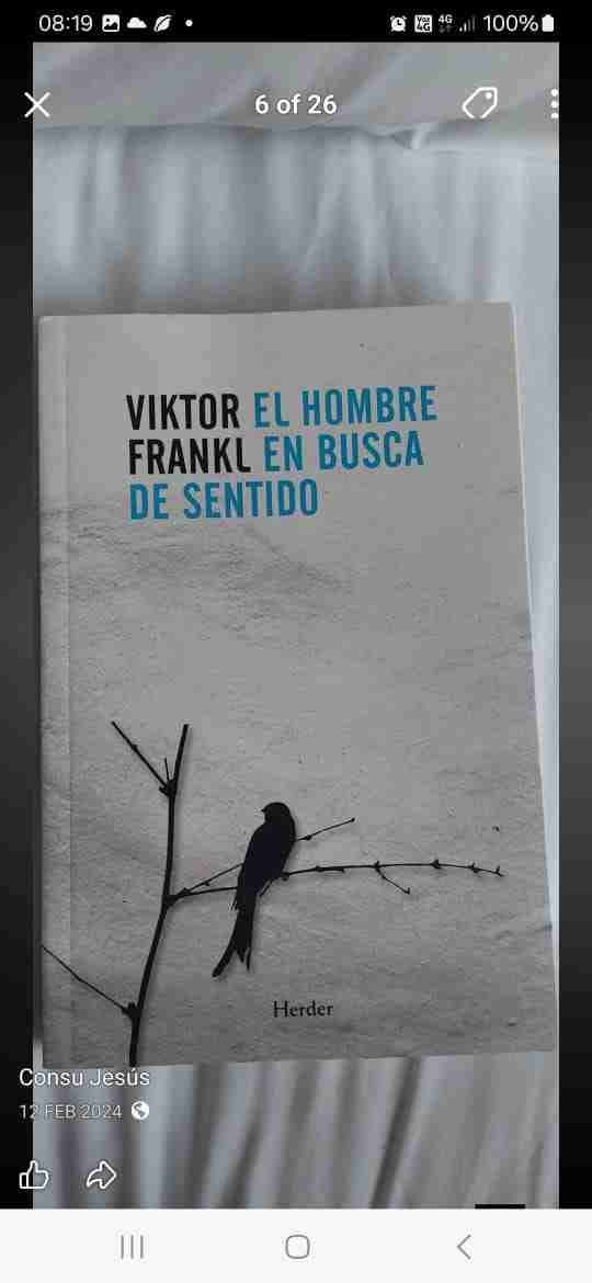 Libro El hombre en busca de sentido