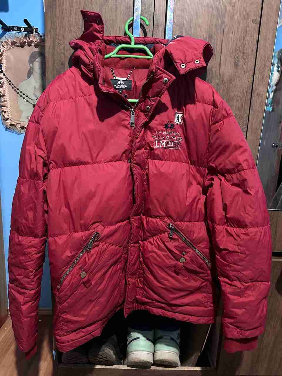 Parka LA MARTINA ORIGINAL  acolchada roja hombre - miniatura 1