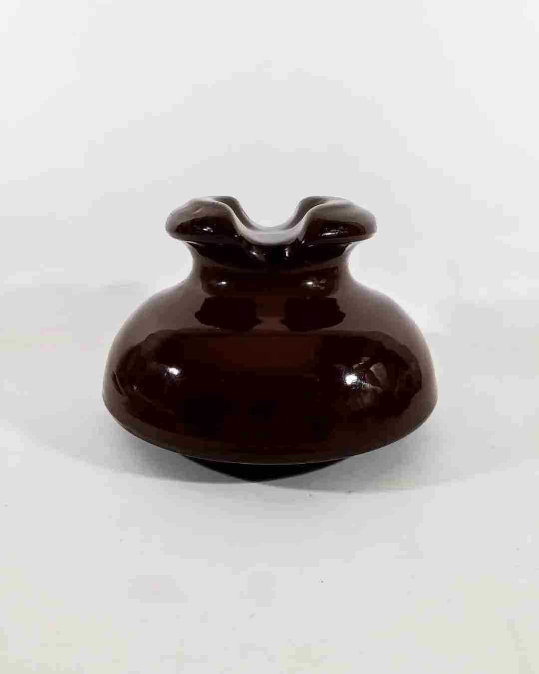 Aislador electrico antiguo. - miniatura 1