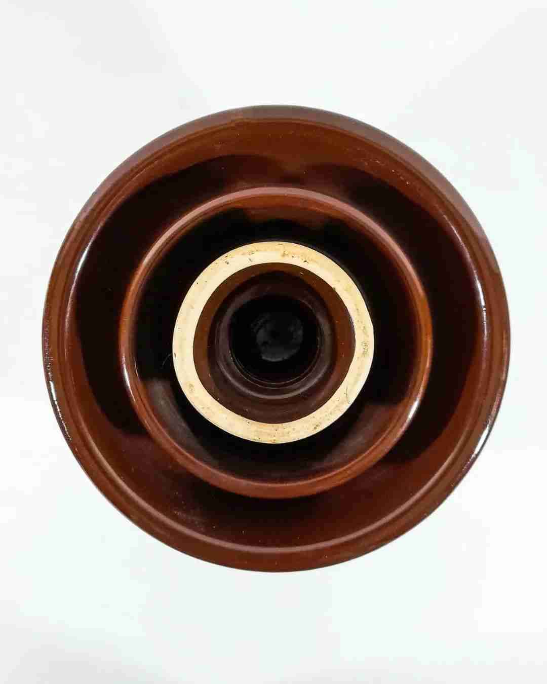 Aislador electrico antiguo. - miniatura 4