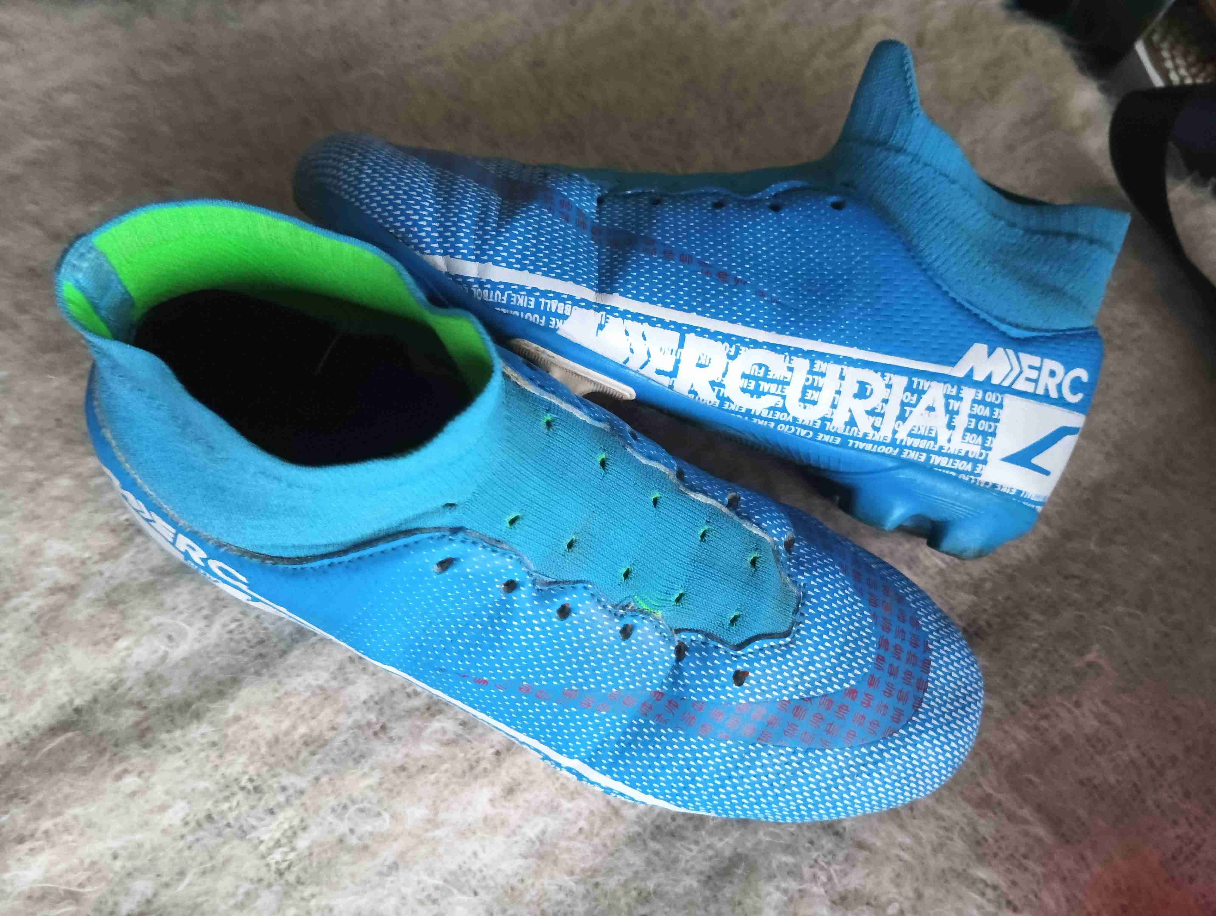 Botines de fútbol azules - miniatura 2