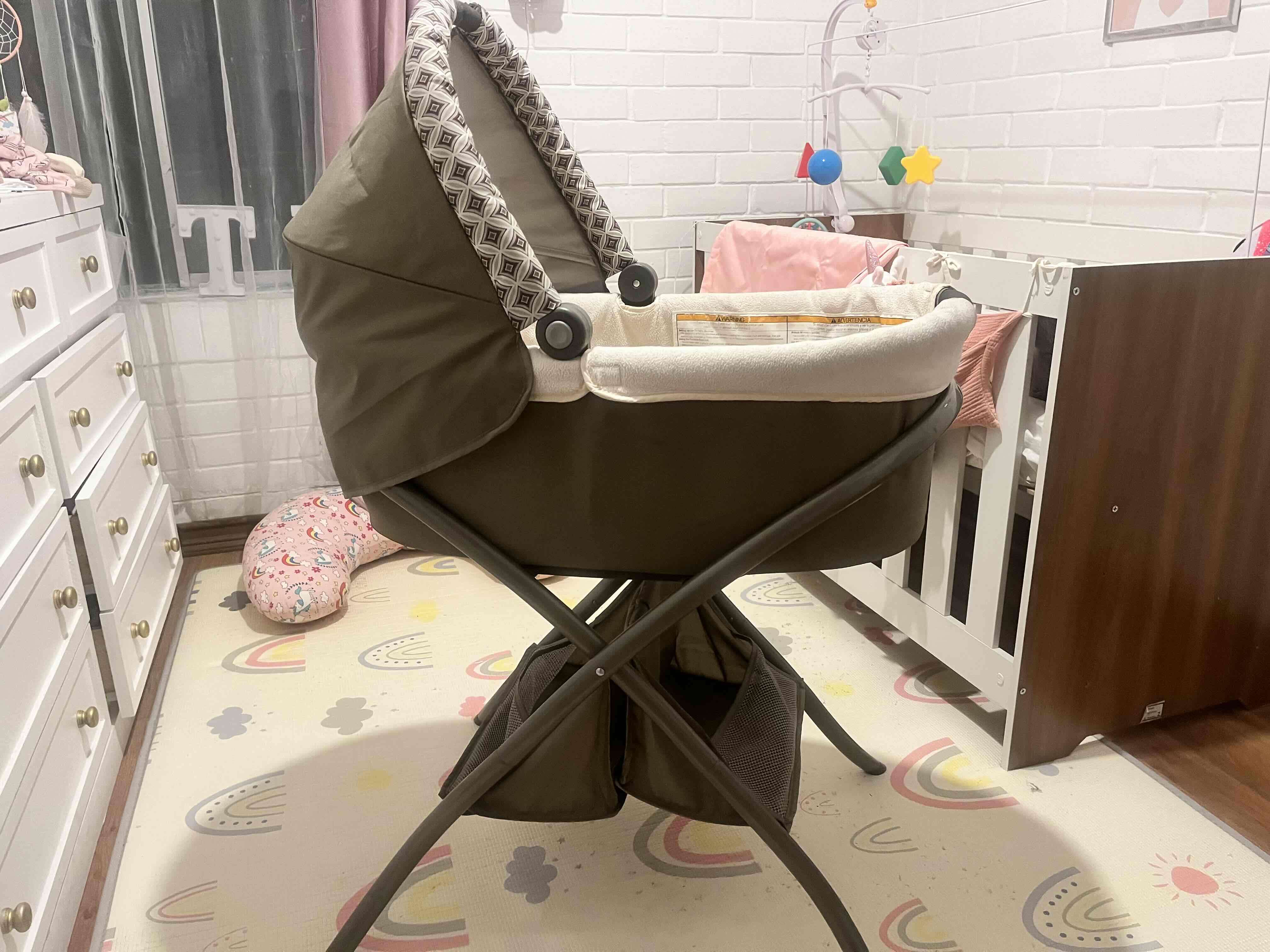 Cuna moisés color beige - 2