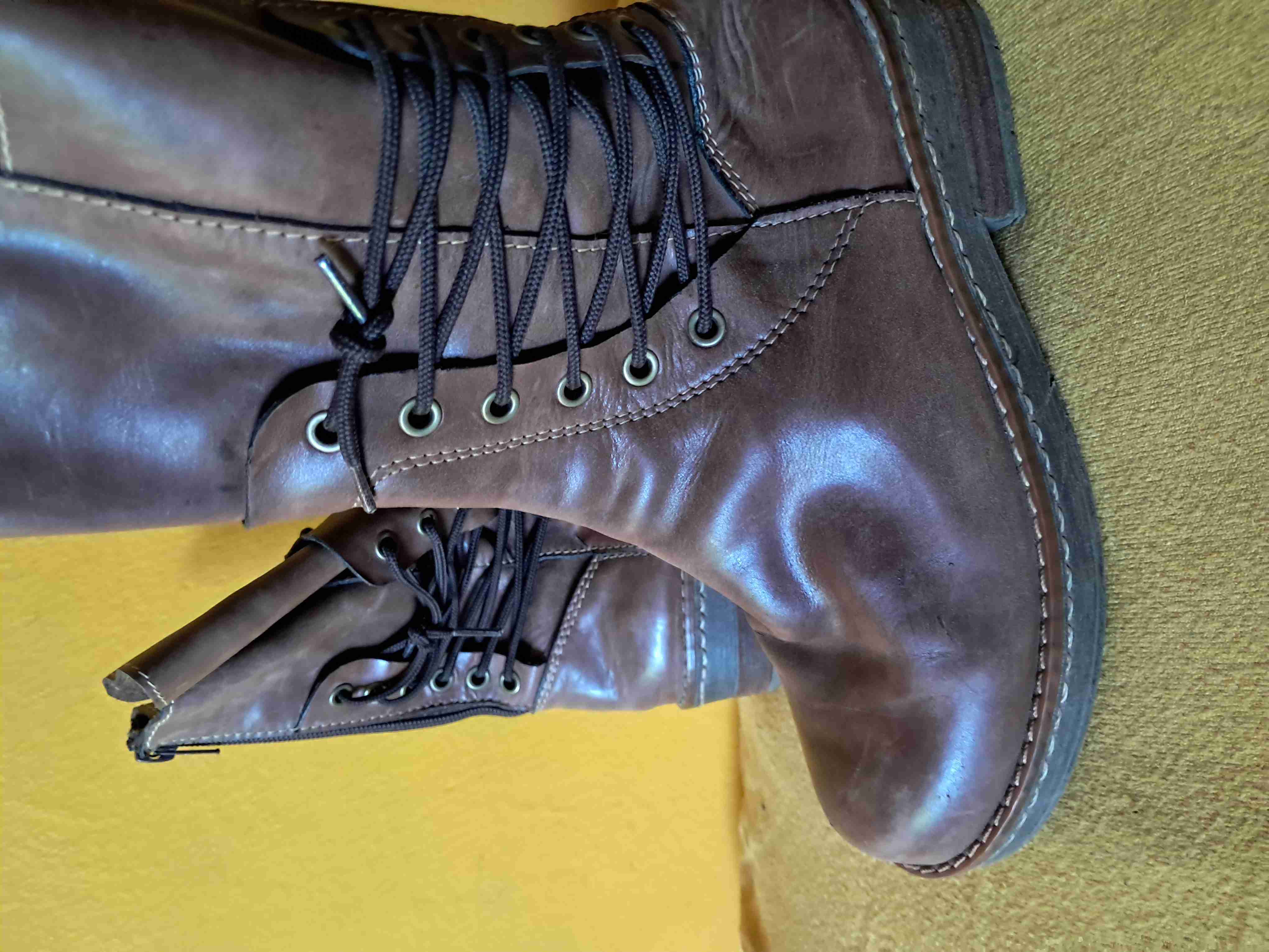 Botas de cuero marrón - 2