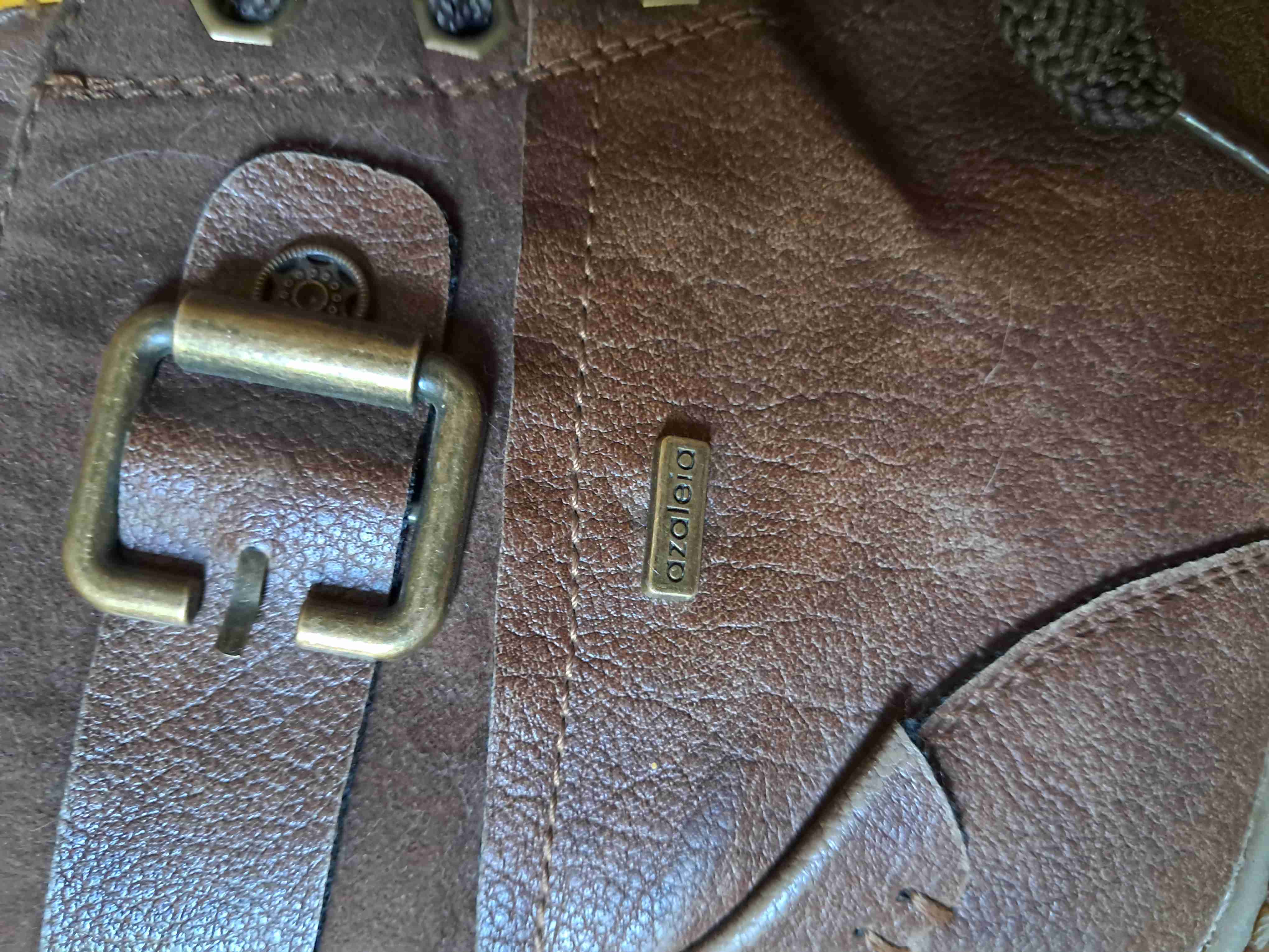 Botines de cuero marrón - miniatura 3