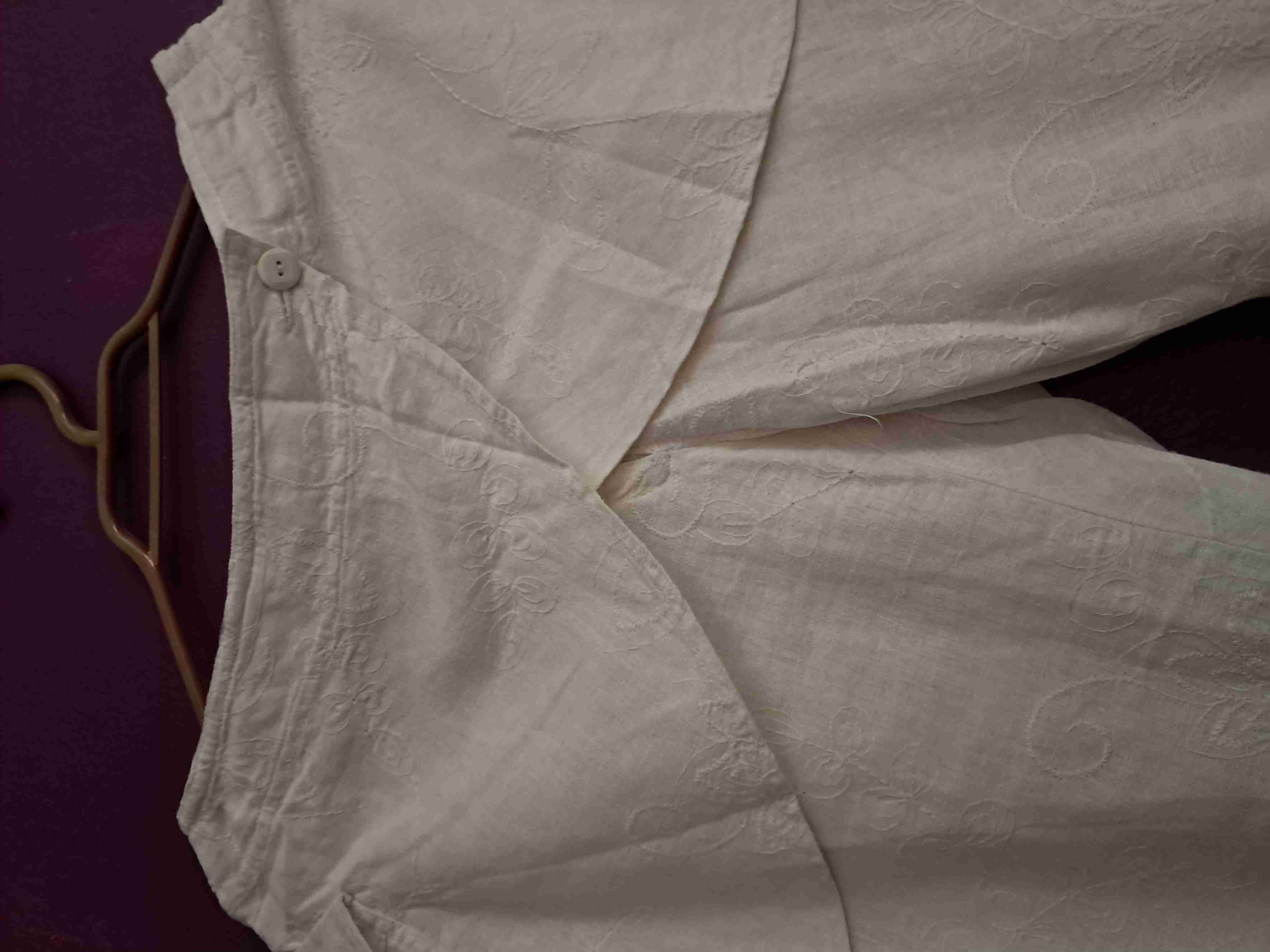 Pantalones holgados blancos - miniatura 2