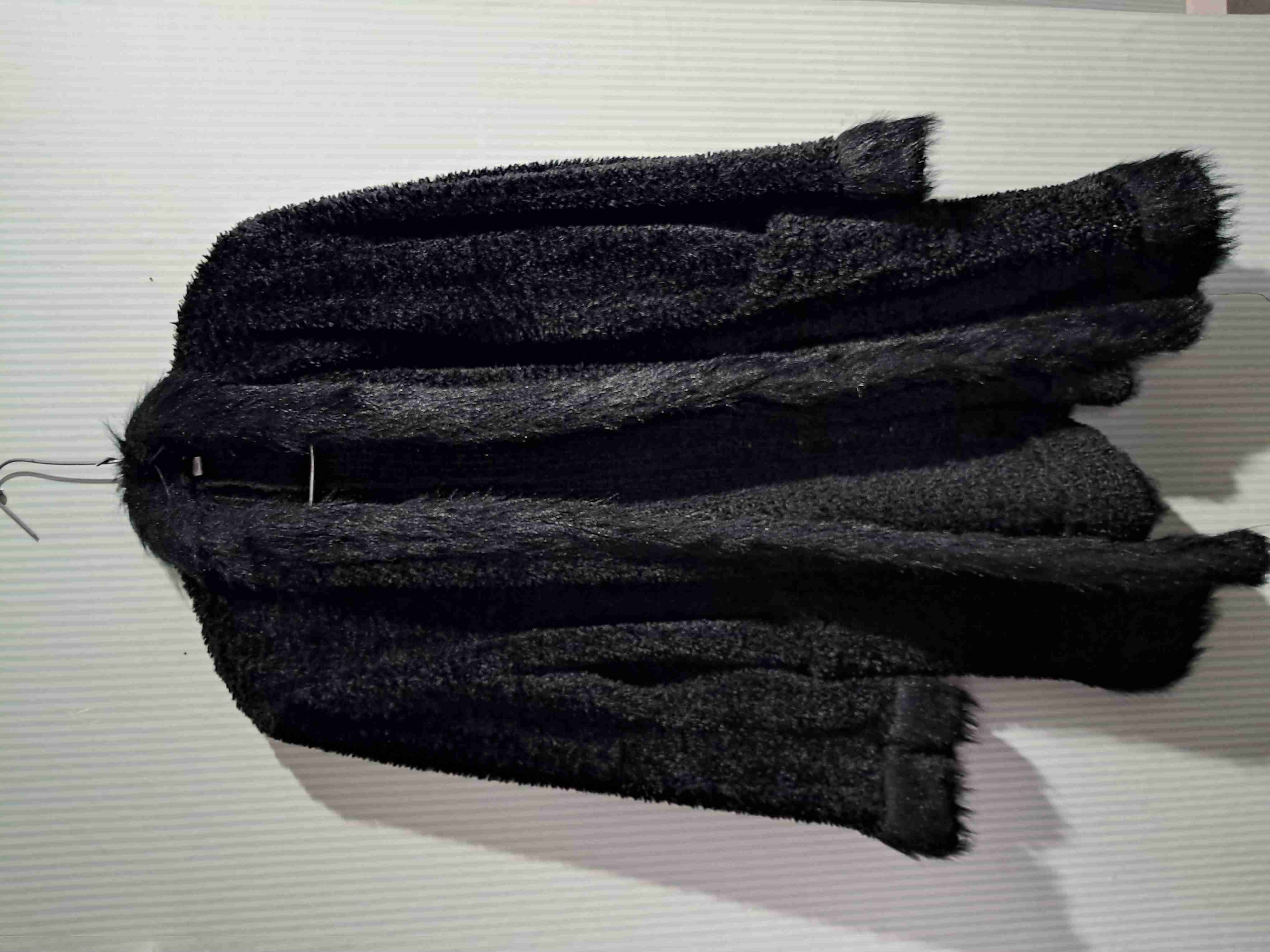 Abrigo de lana negro - miniatura 1