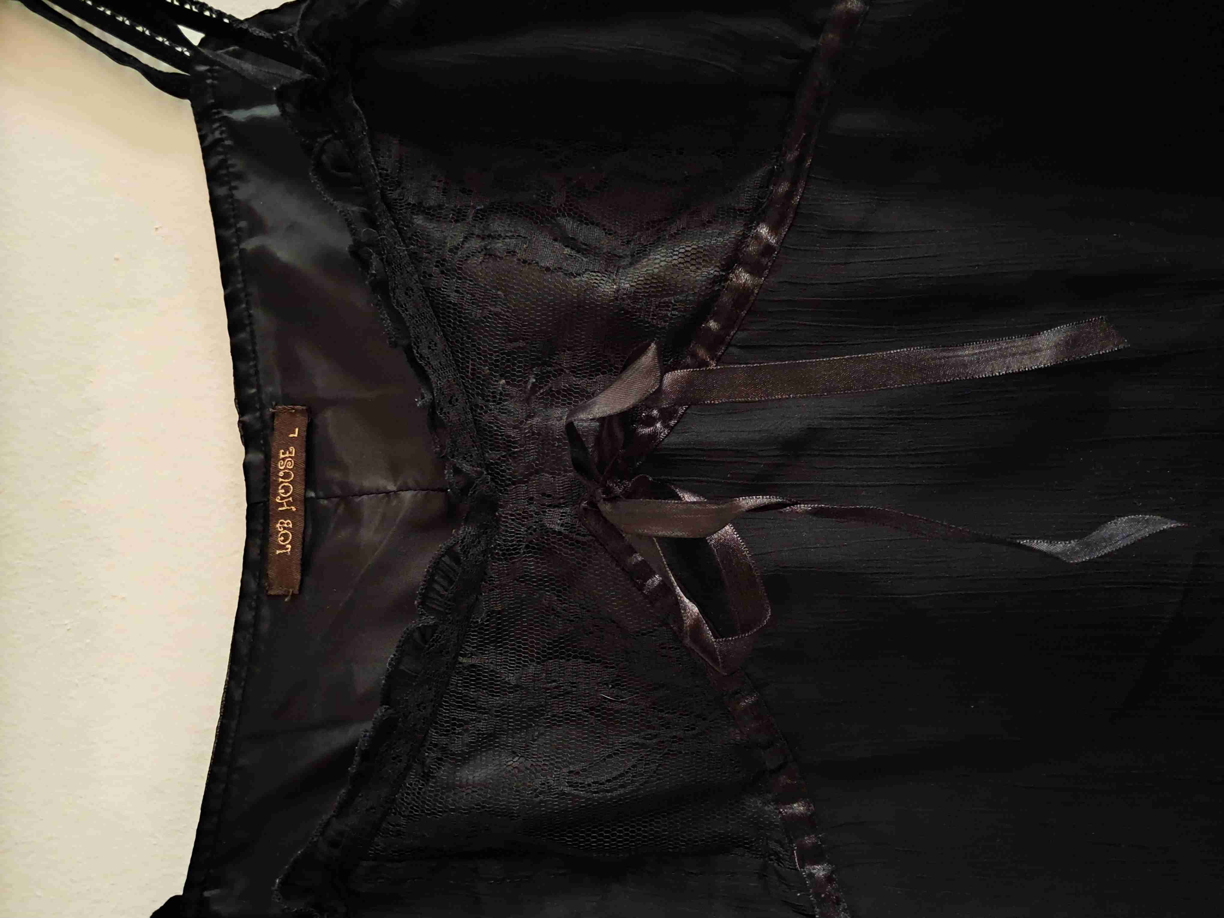 Vestido negro con encaje - 2