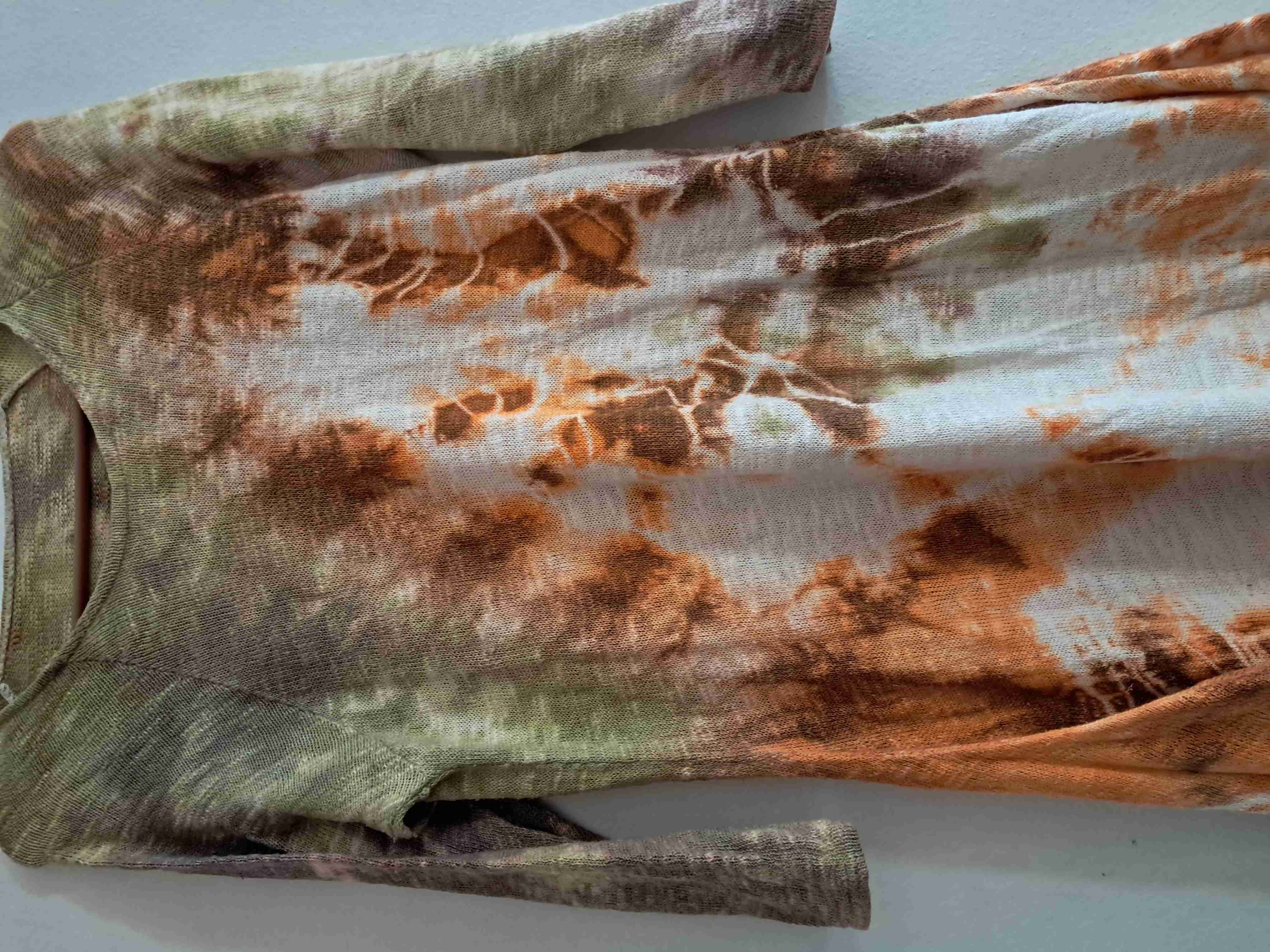 Vestido largo tie-dye - 2