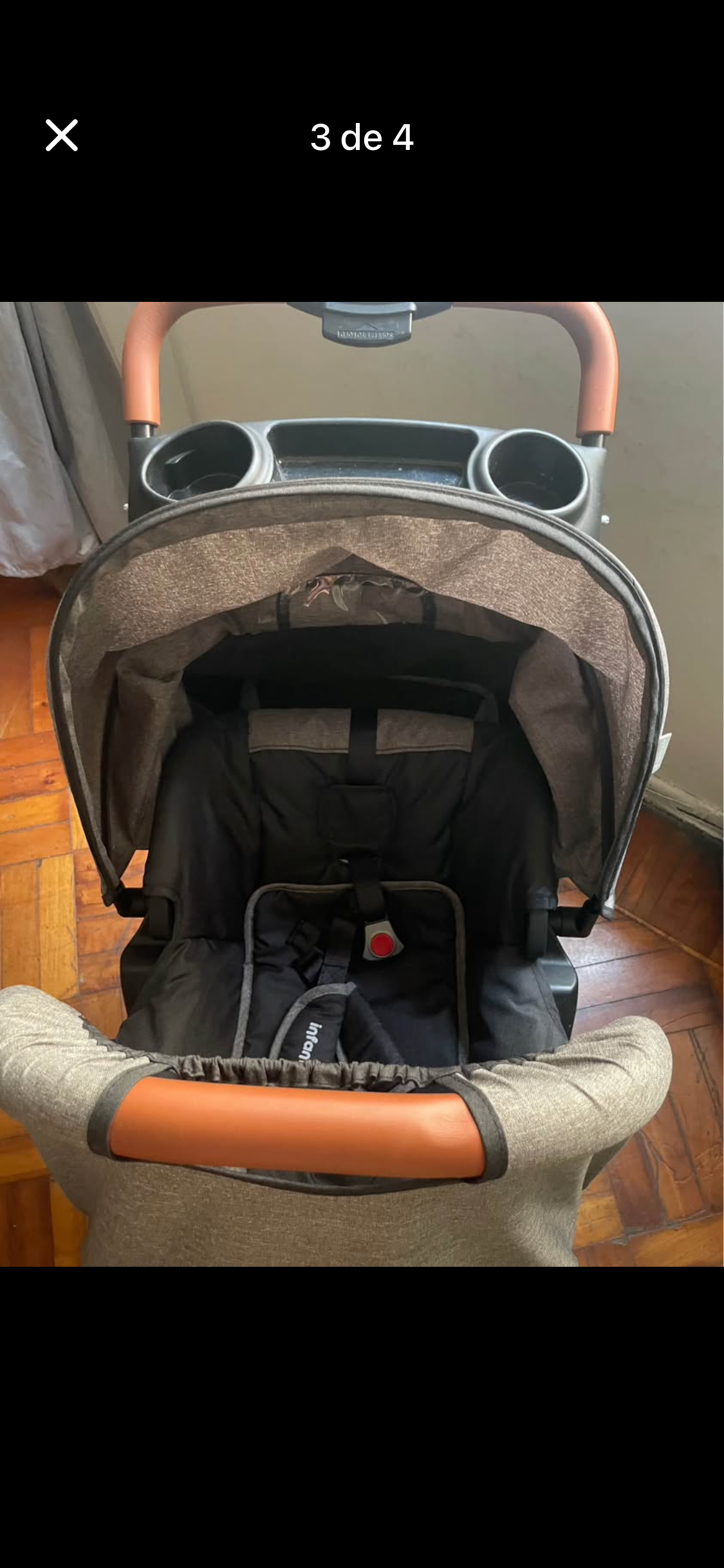 Coche para bebé gris - 3