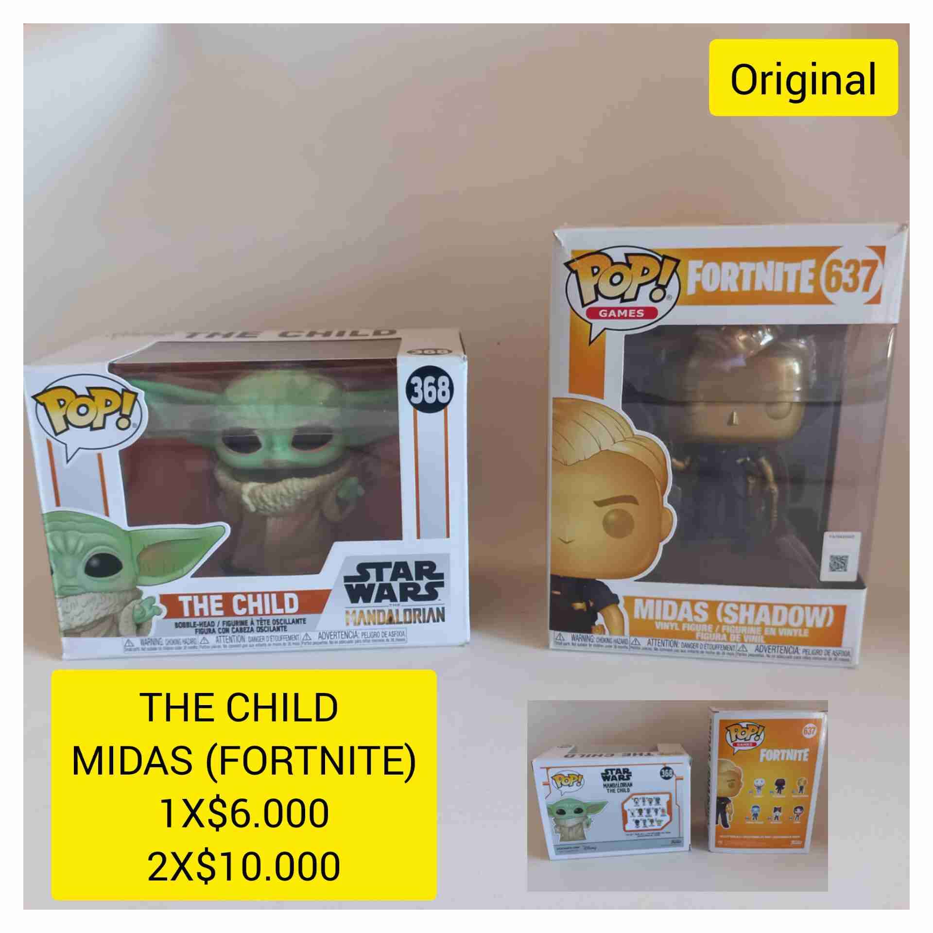 Figuras Funko Pop The Child y Midas