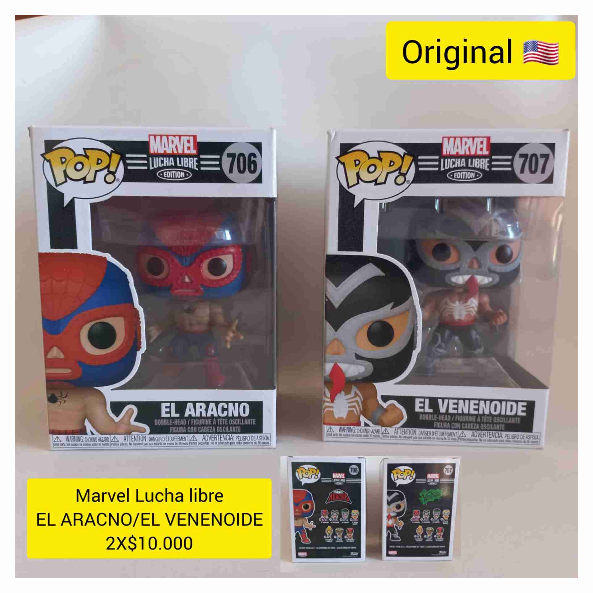 Figuras Funko Pop Marvel Lucha Libre