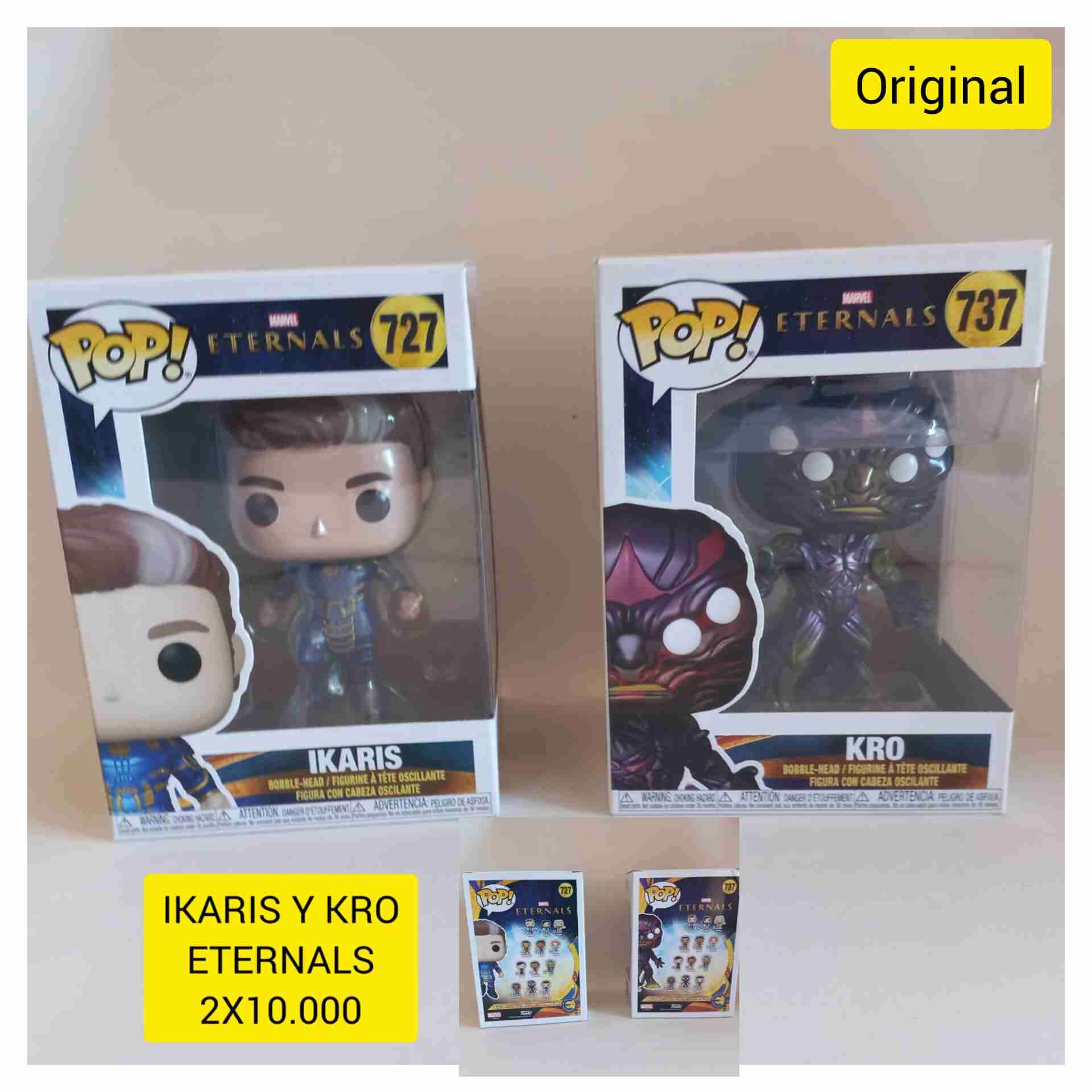 Figuras Funko Pop Ikaris y Kro