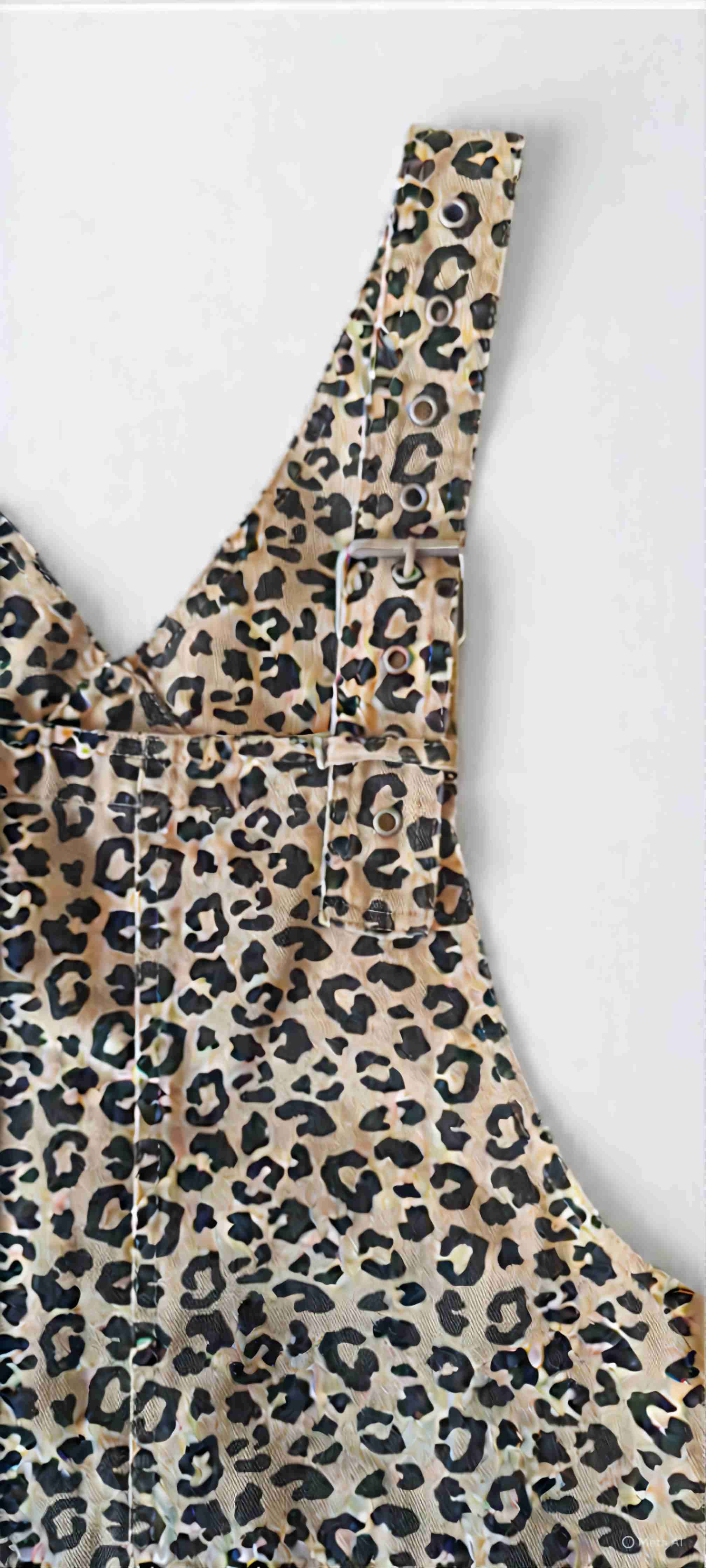 Jardinera falda estampado leopardo - miniatura 2