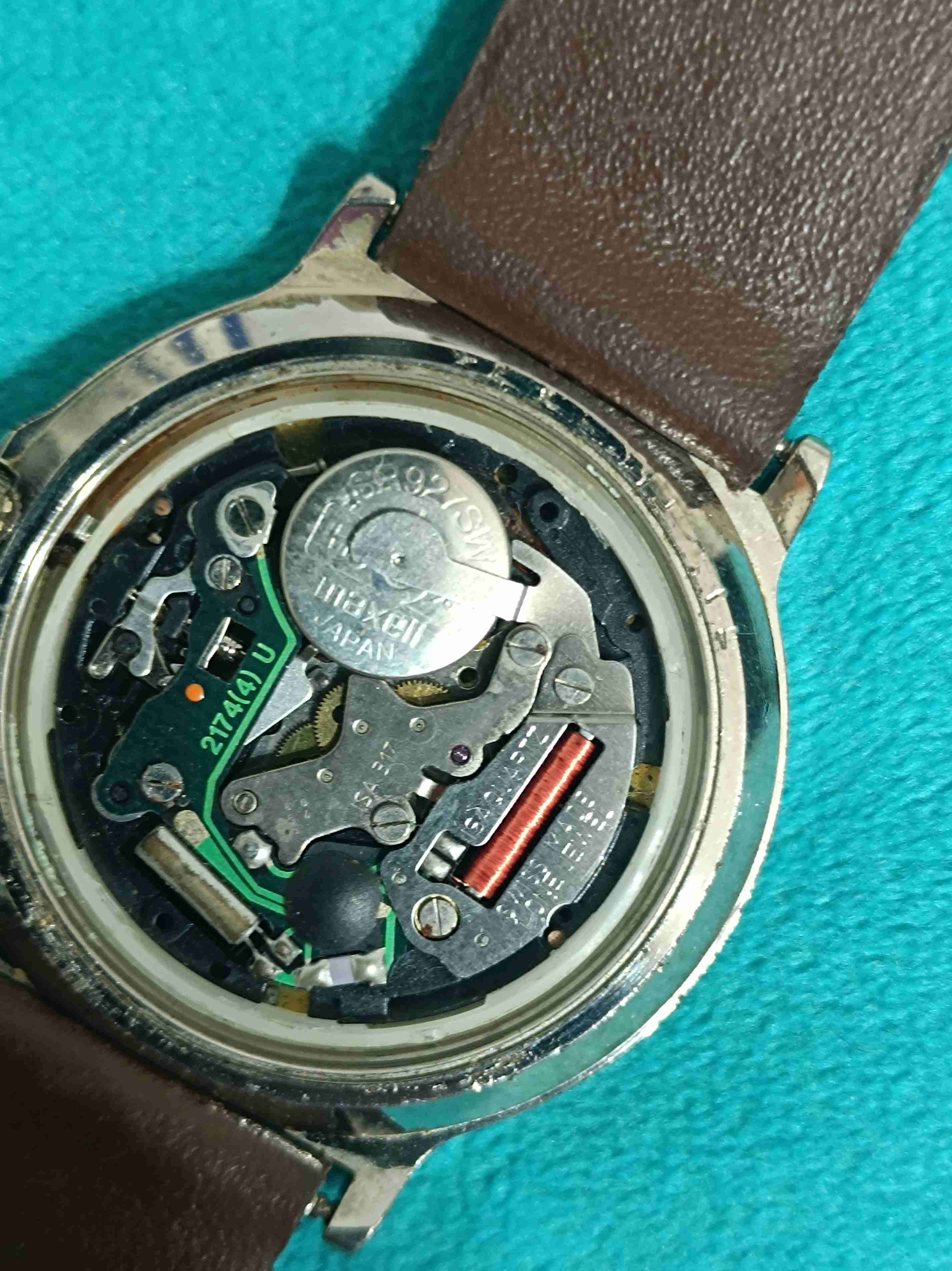 Reloj Richelieu en cuero marrón - miniatura 5