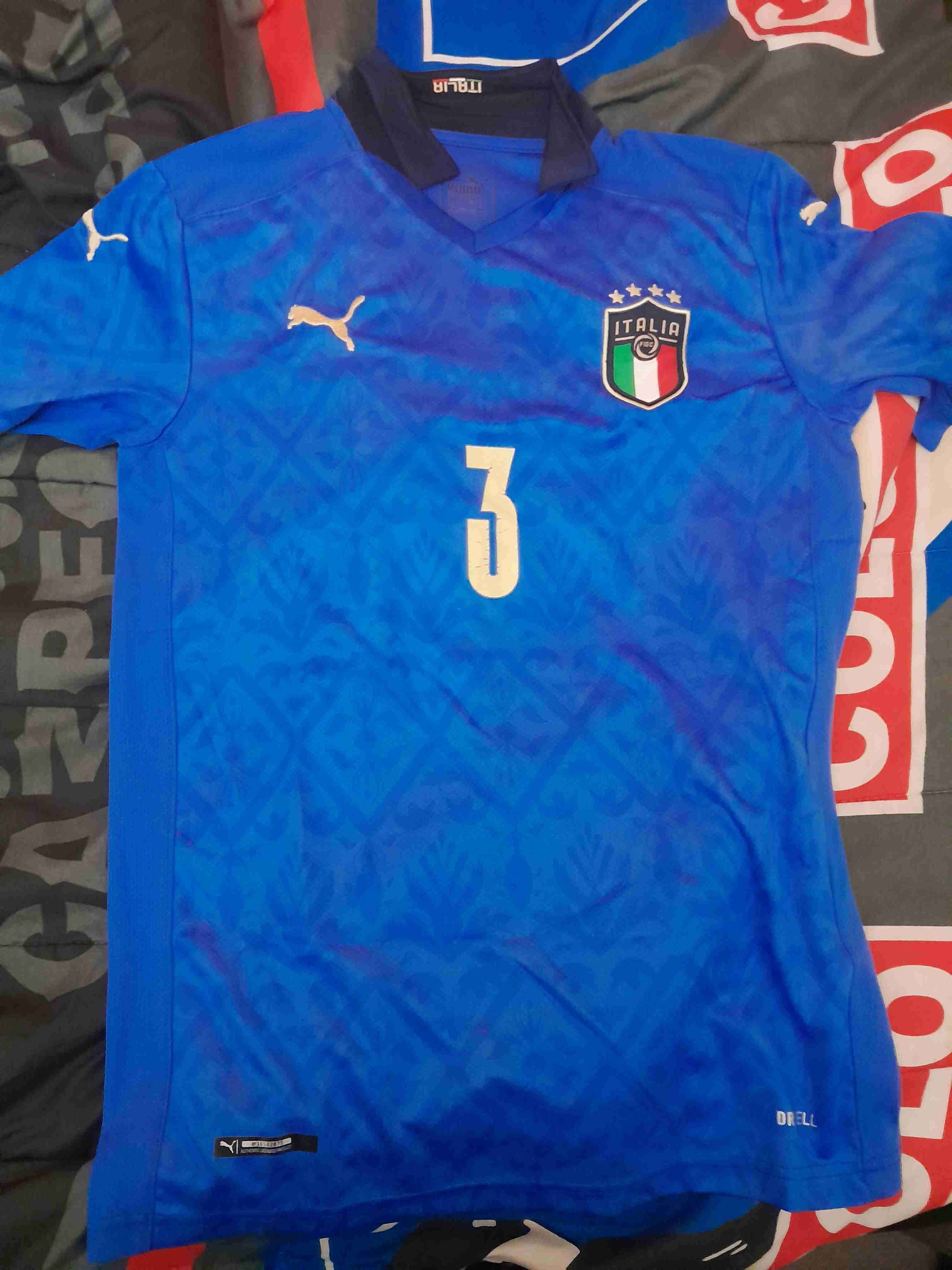 Camiseta Italia Puma azul - miniatura 1