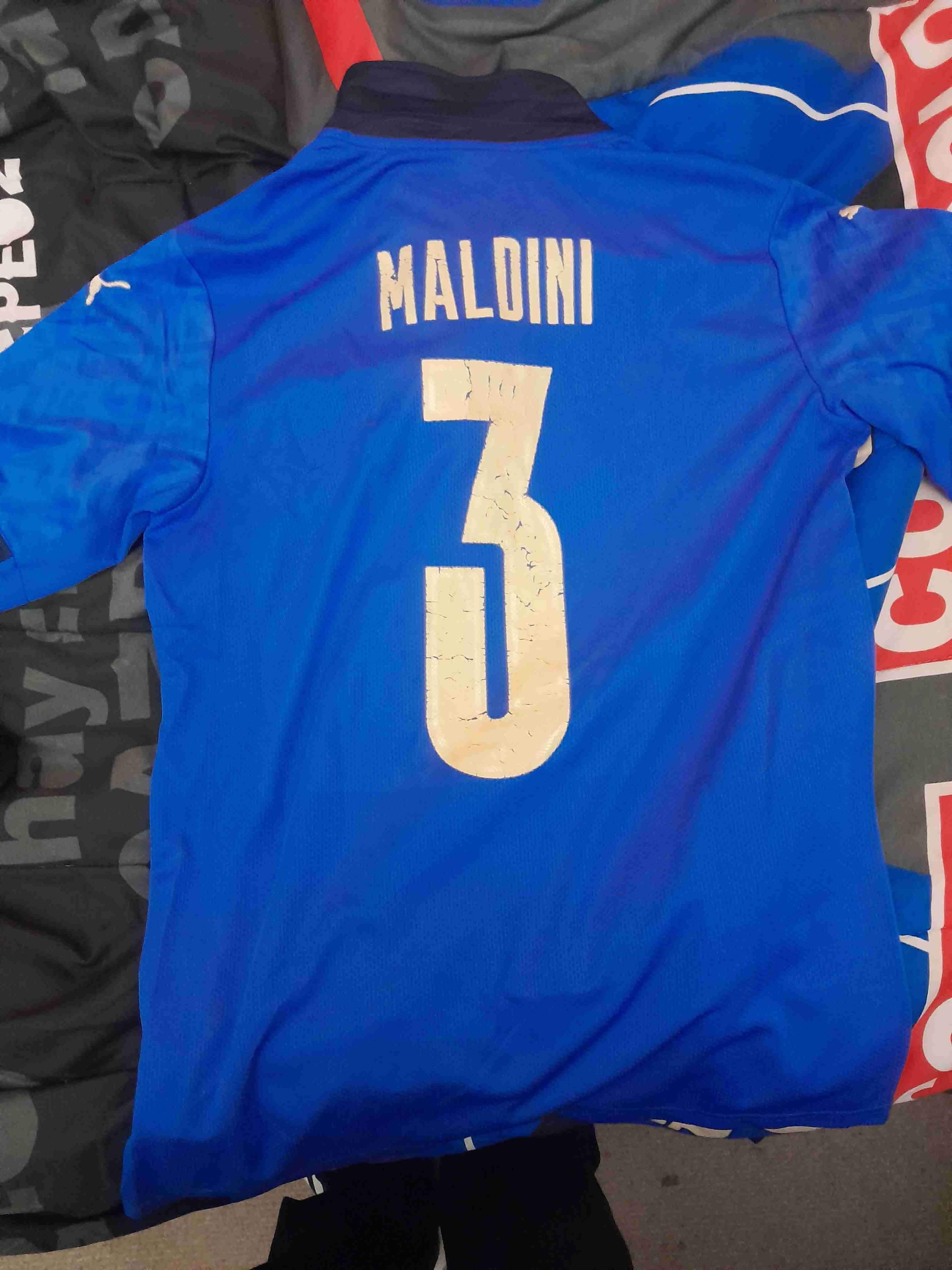 Camiseta Italia Puma azul - miniatura 4