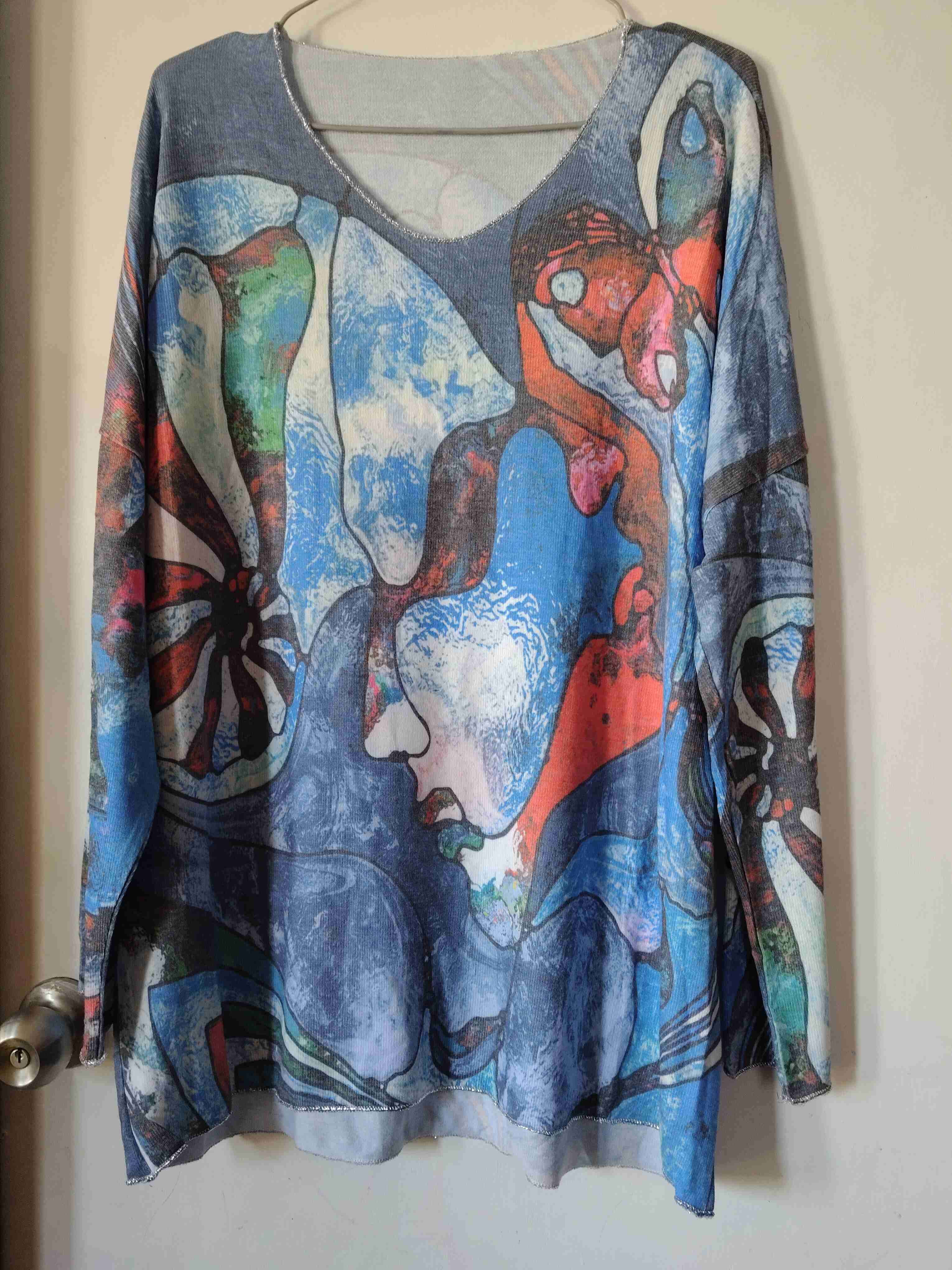 Polera artístico multicolor - miniatura 2