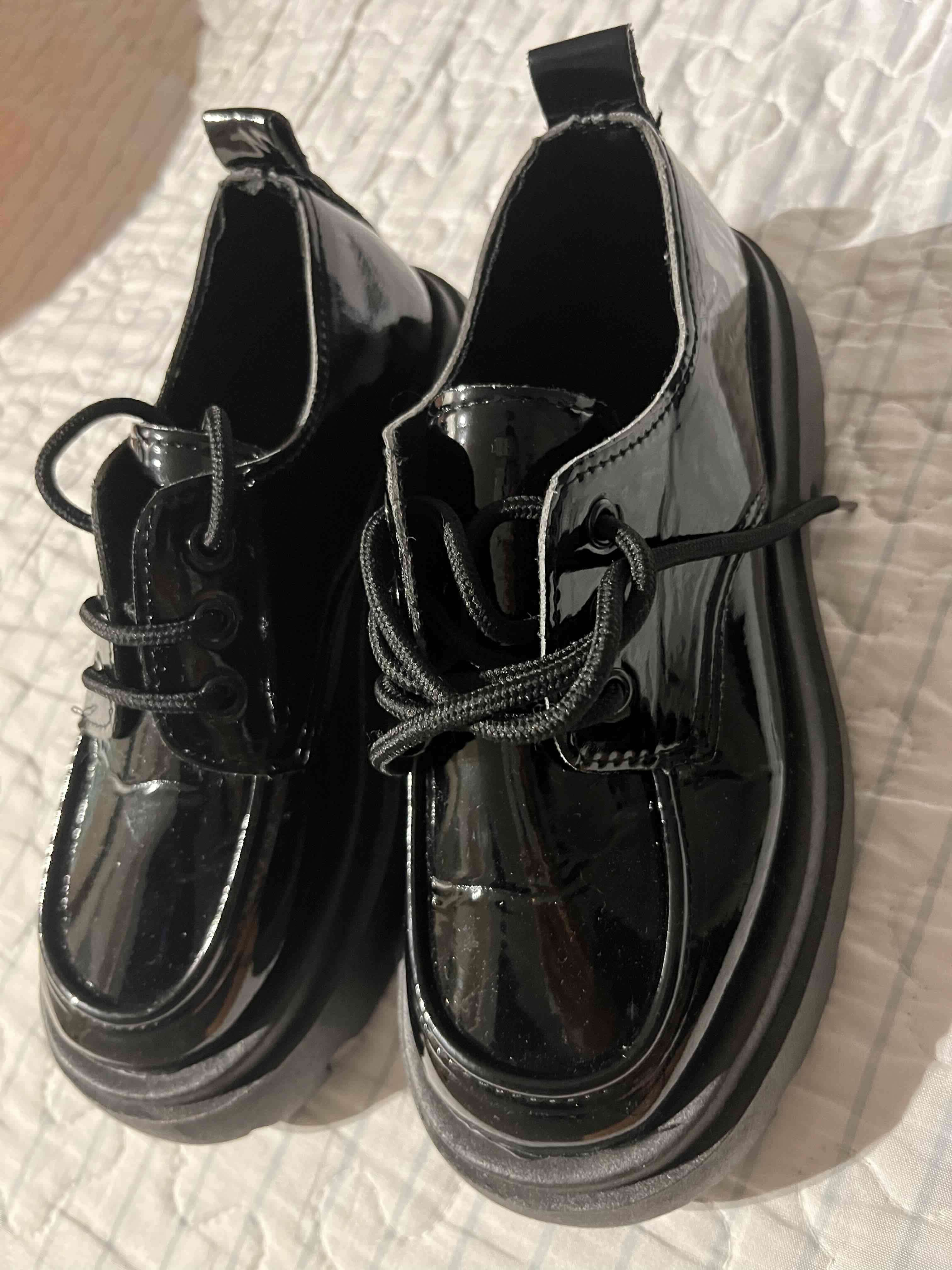 Zapatos negros de charol talla 35 - miniatura 1