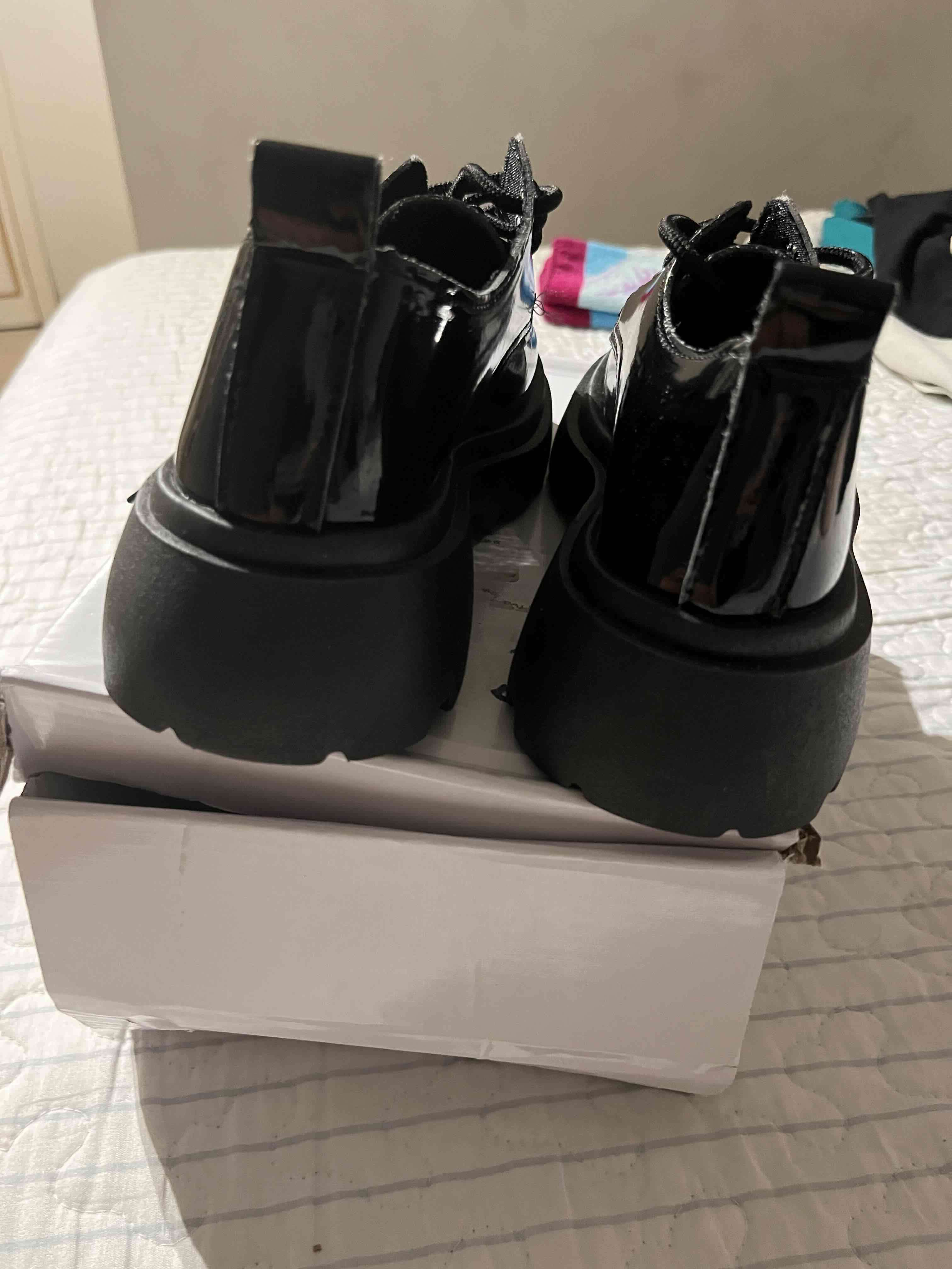 Zapatos negros de charol talla 35 - miniatura 4