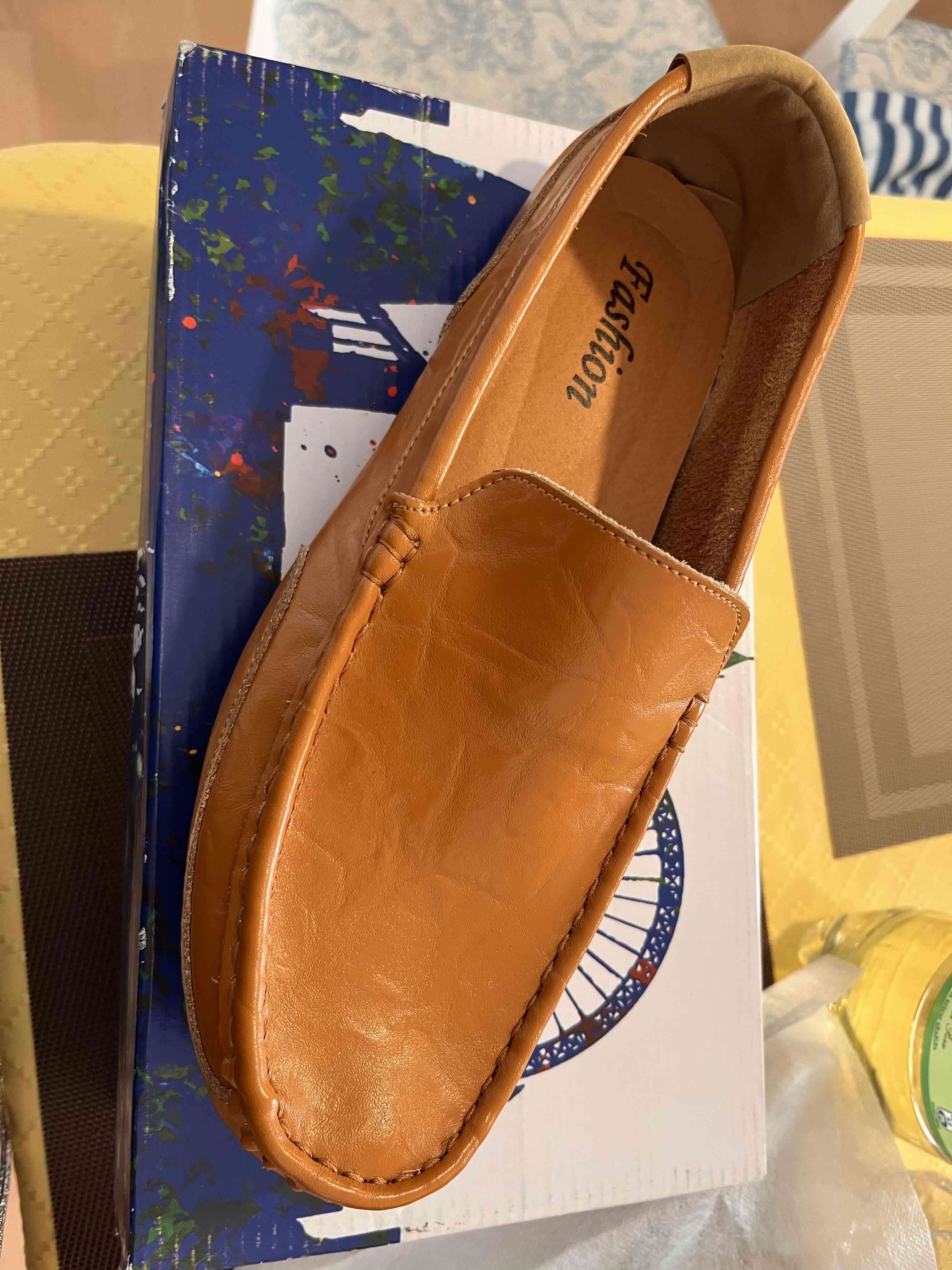 Zapato mocasín cuero cafe - miniatura 2