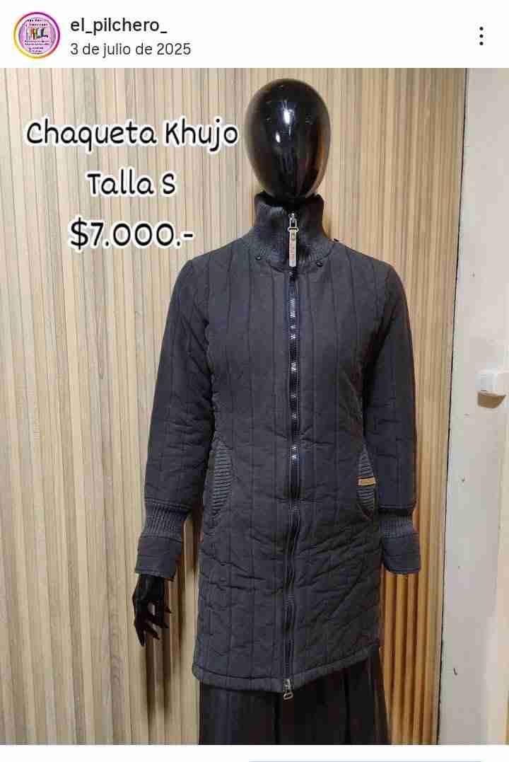 Chaqueta acolchada Khujo gris talla S