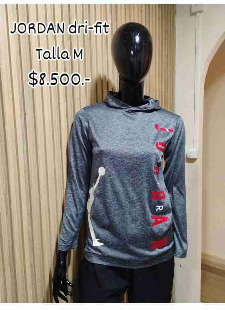 Poleron gris Jordan dri-fit