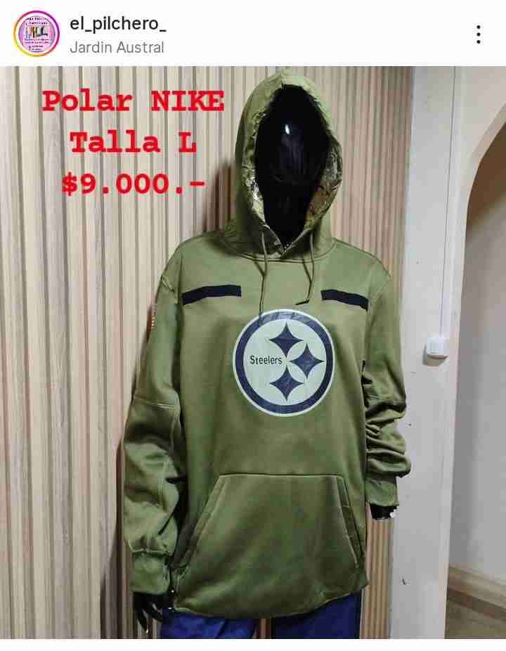 Poleron Nike verde talla L