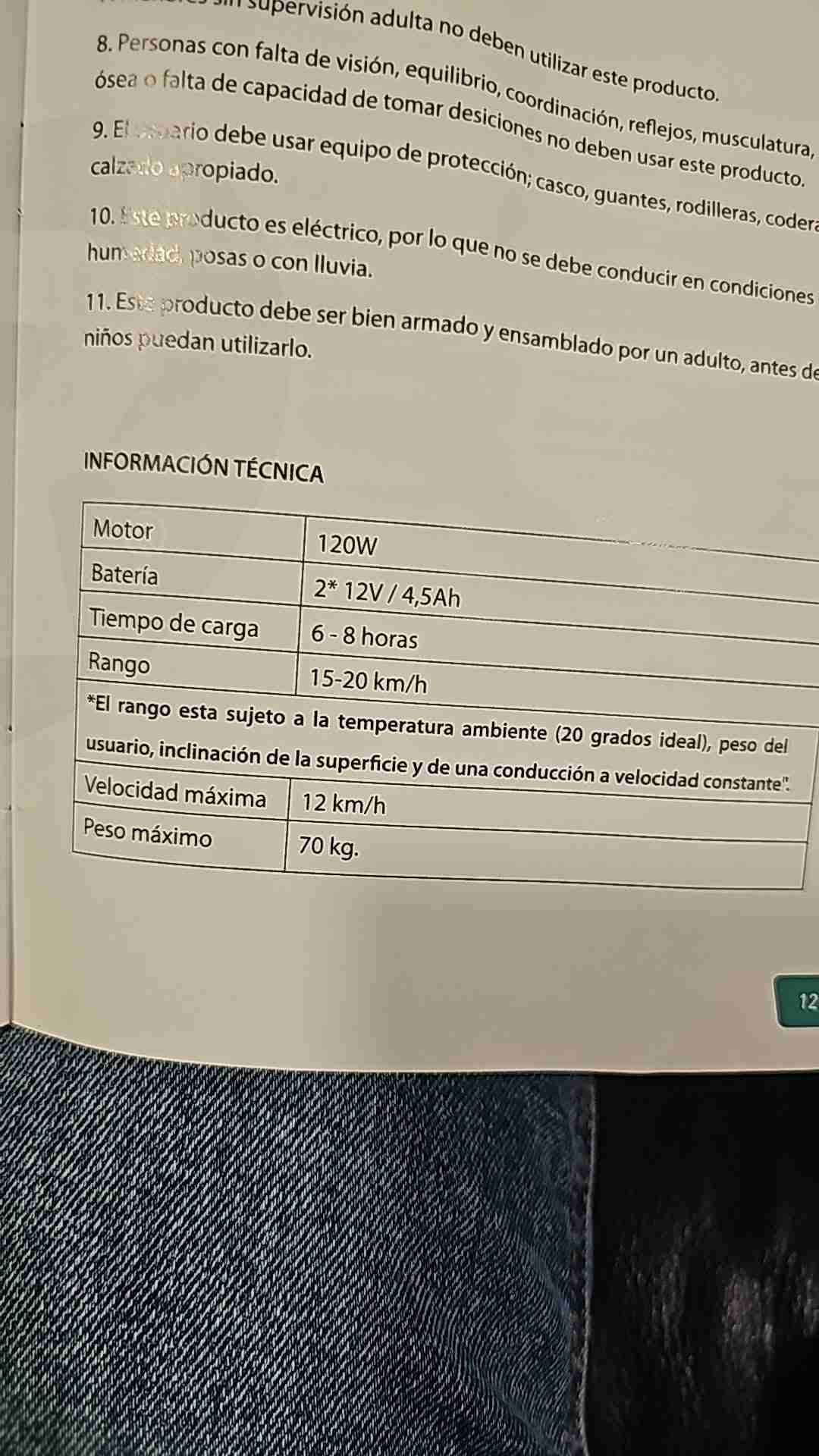 Scooter eléctrico negro en buen estado - miniatura 5