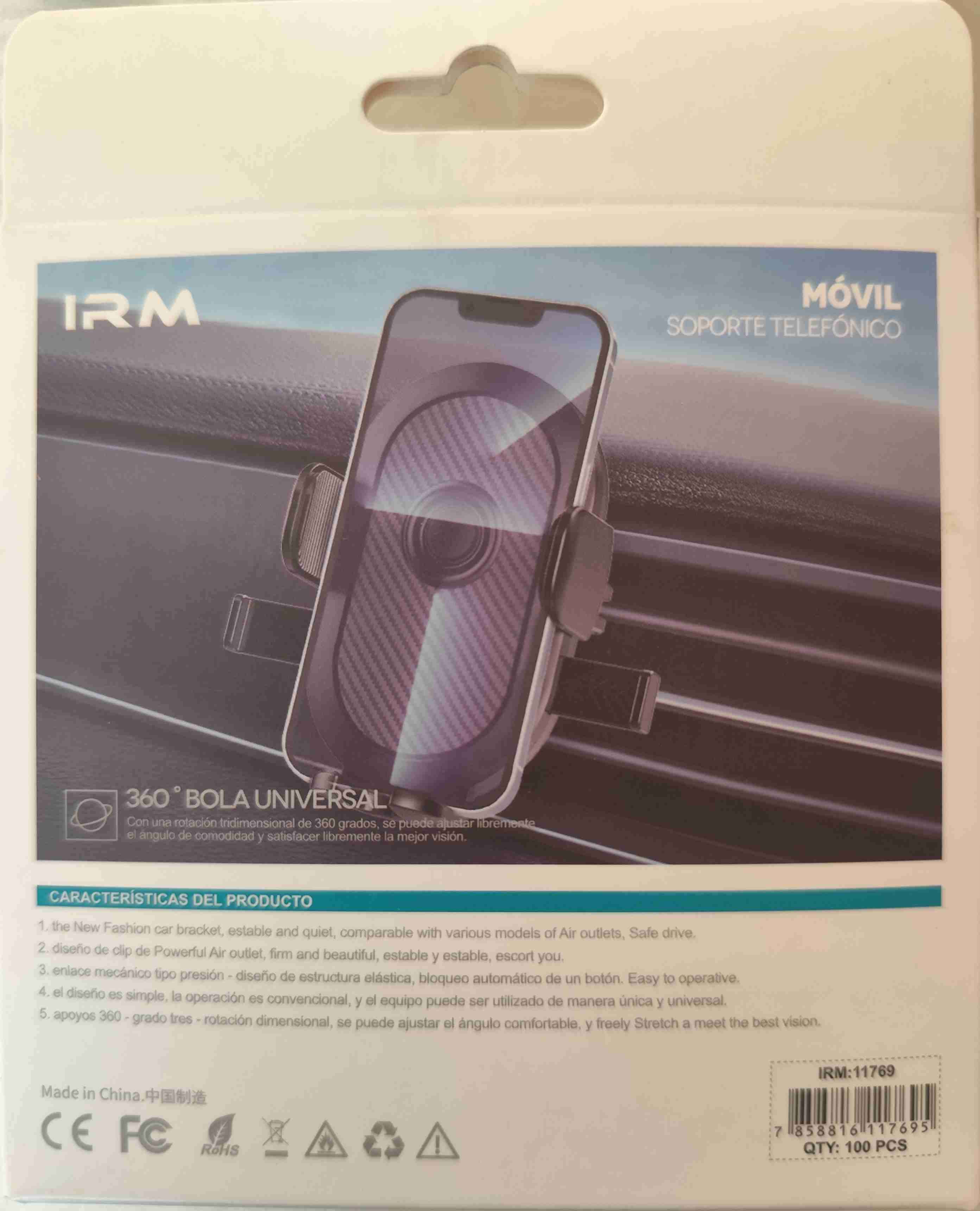 Soporte telefónico para auto - miniatura 2