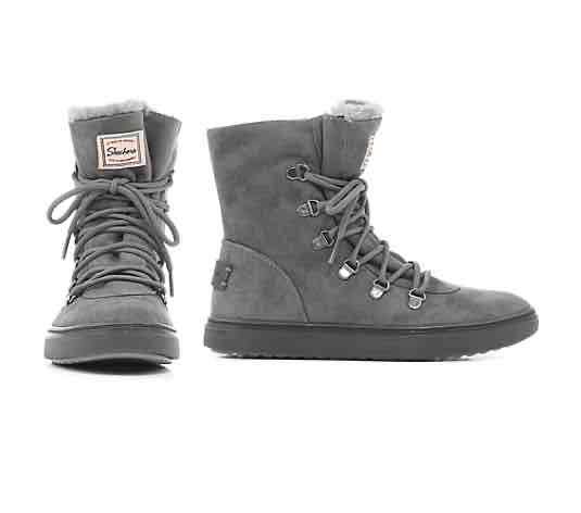 Botines Skechers  gris modelo avalanche - miniatura 2