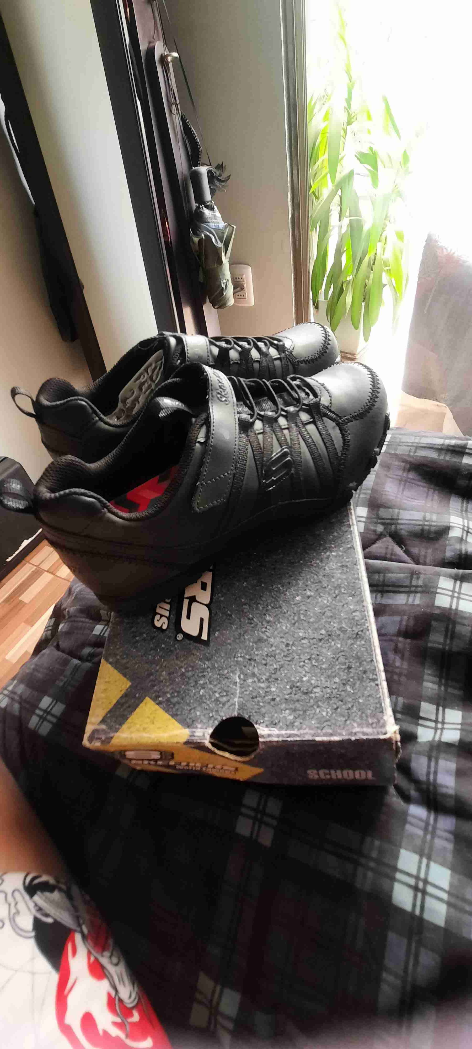 Zapatillas escolares negras de niña - miniatura 2