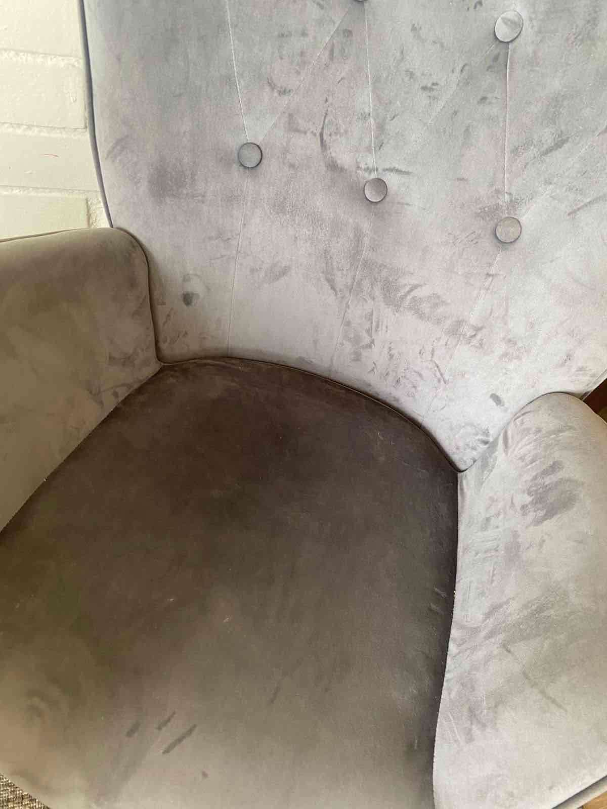 Sillón gris de diseño elegante - miniatura 2