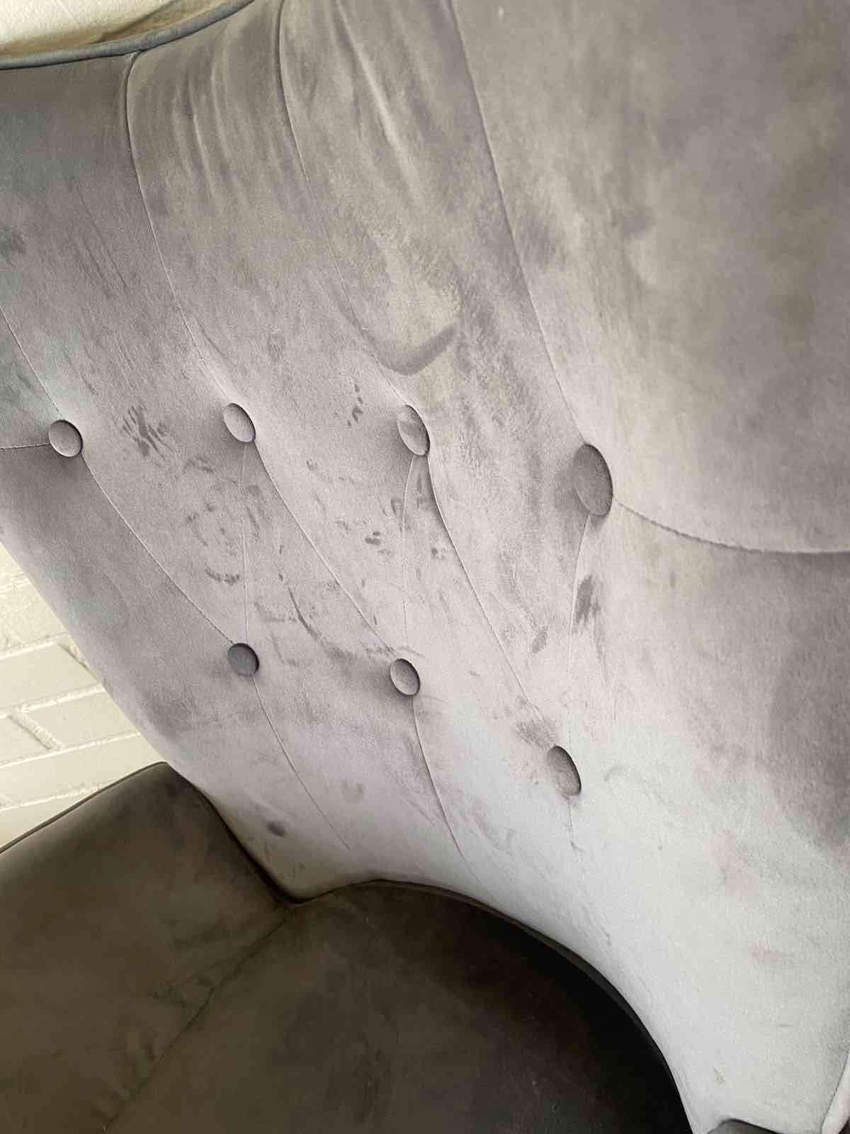 Sillón gris de diseño elegante - miniatura 3