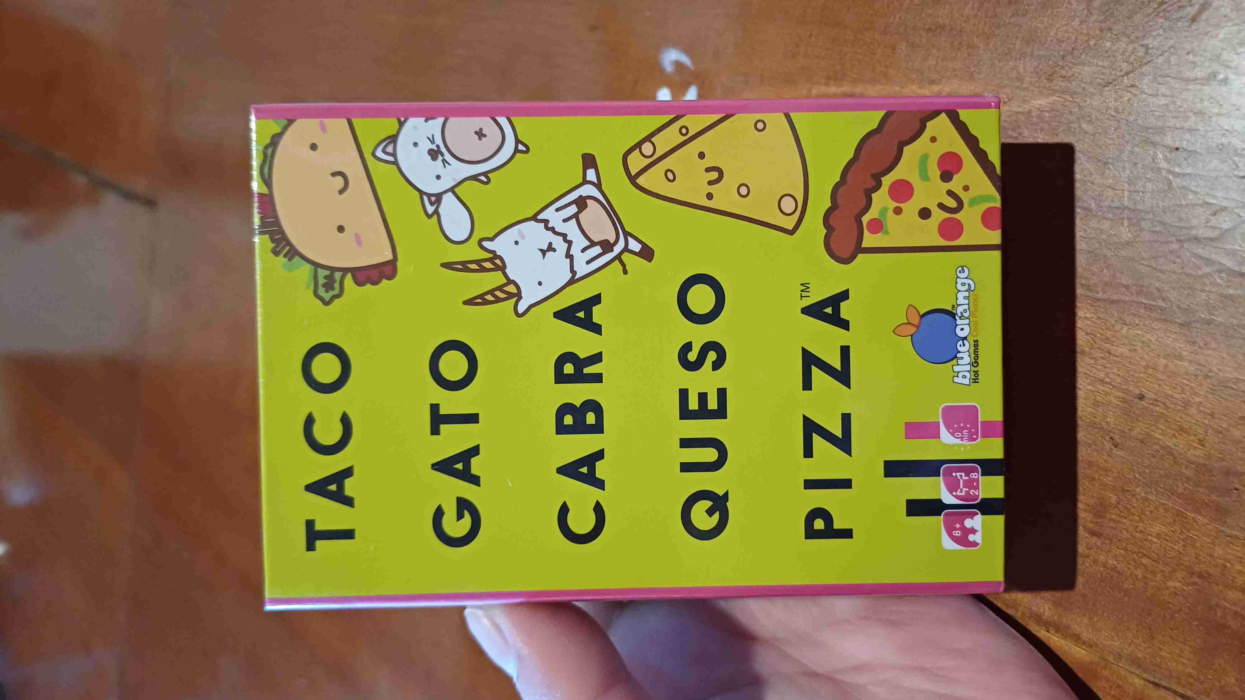 Juego de cartas Taco Gato Cabra Queso Pizza