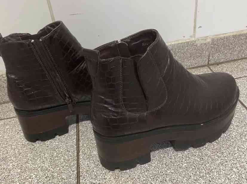 Botines negros de plataforma - miniatura 2