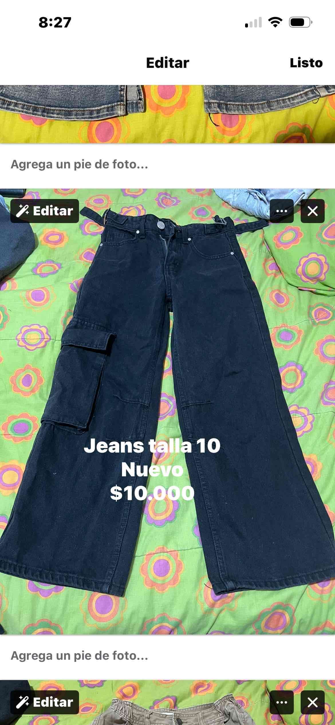 Jeans para niños talla 8/10 - 3