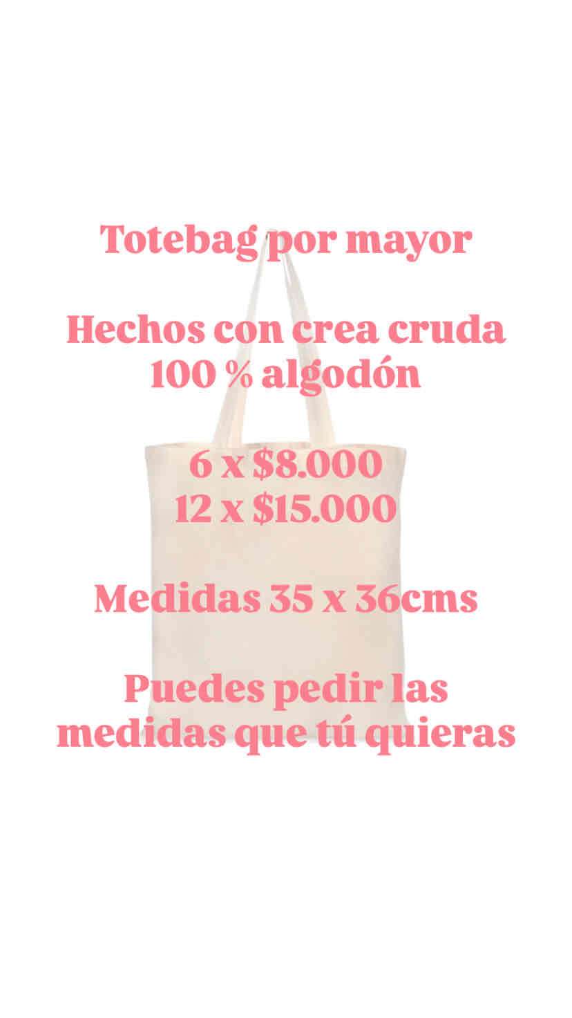 Bolsa tote de tela beige - 2