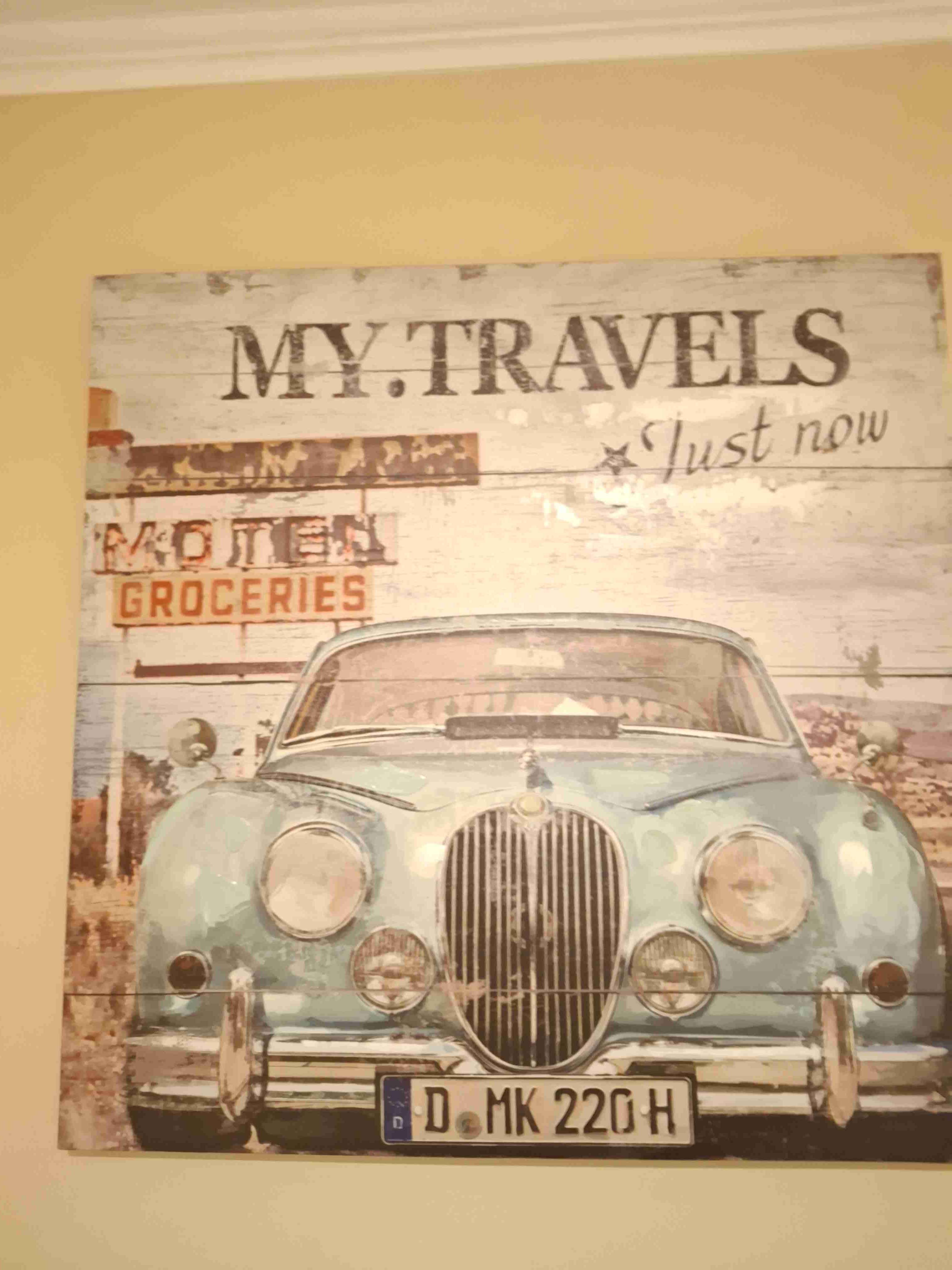 Cuadro vintage auto clásico - 3