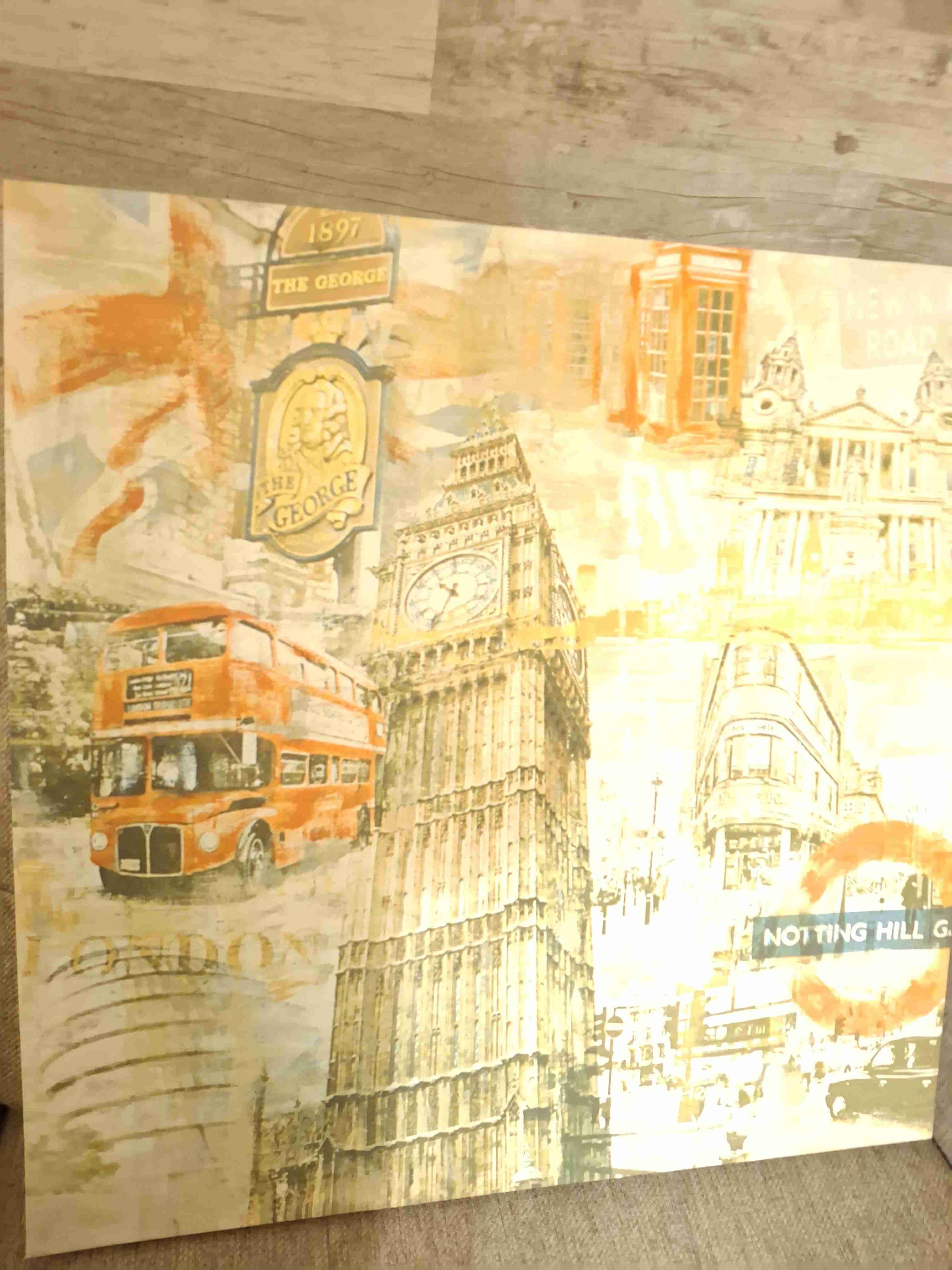 Cuadro decorativo Londres vintage