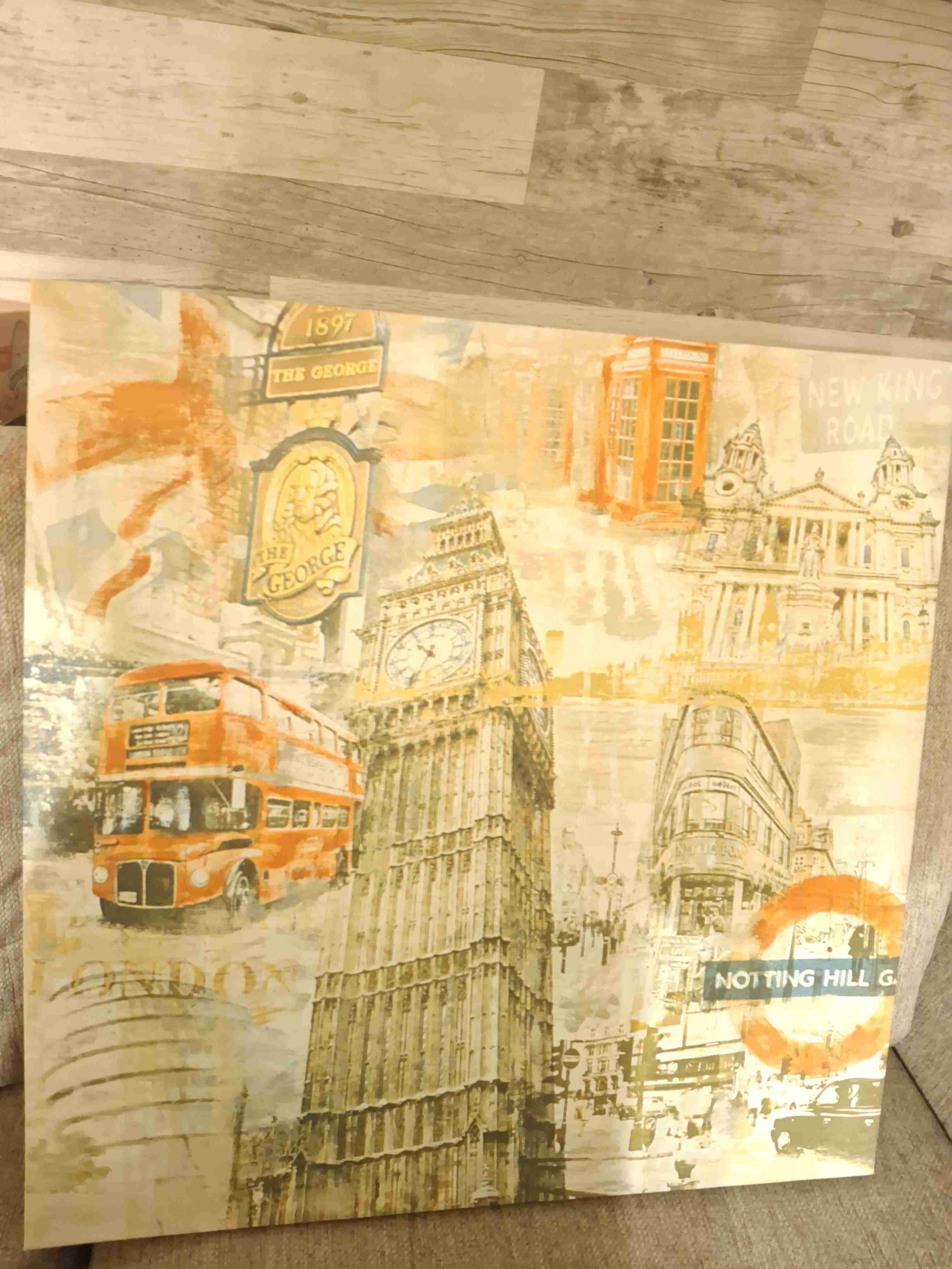 Cuadro decorativo Londres vintage - 2