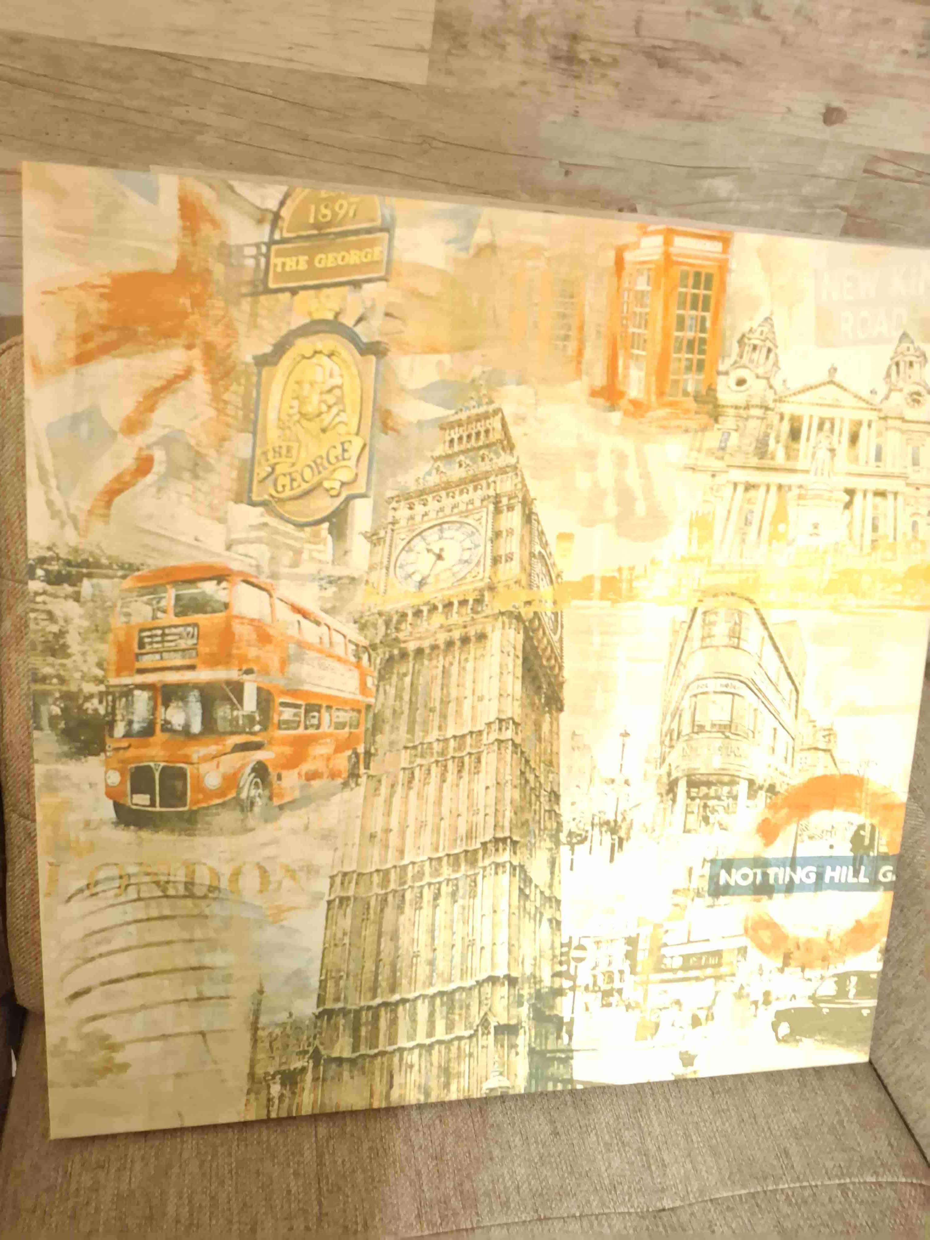 Cuadro decorativo Londres vintage - 3