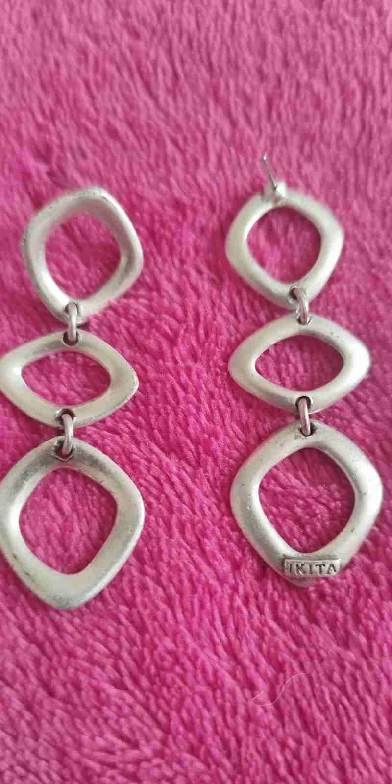 Aros colgantes en plata - miniatura 2