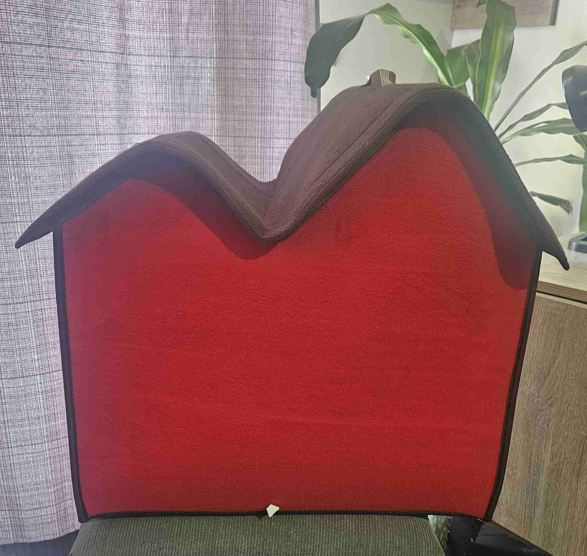 Casita perro roja plegable - miniatura 2