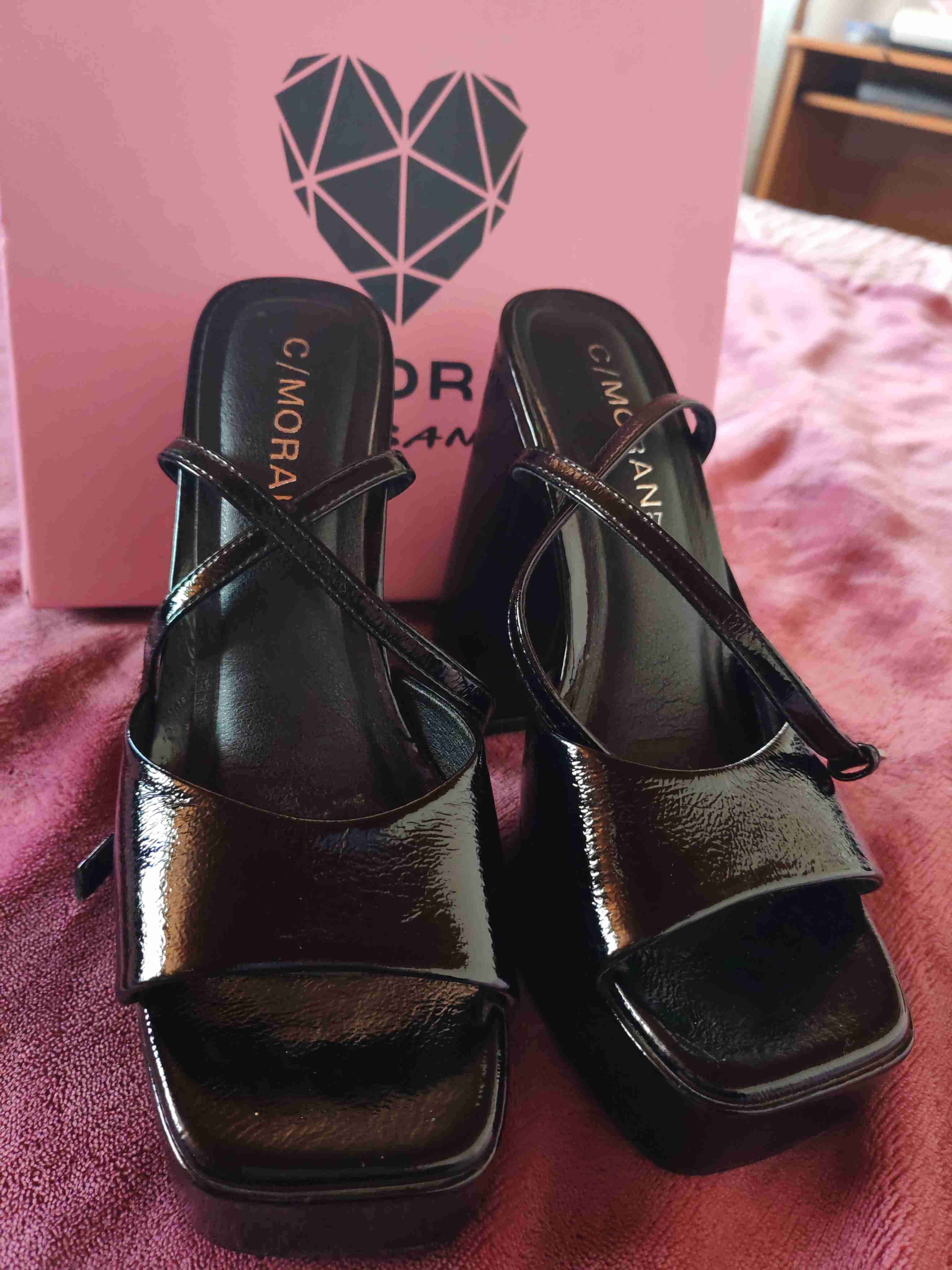 Tacones negros veganos C/Moran - miniatura 2