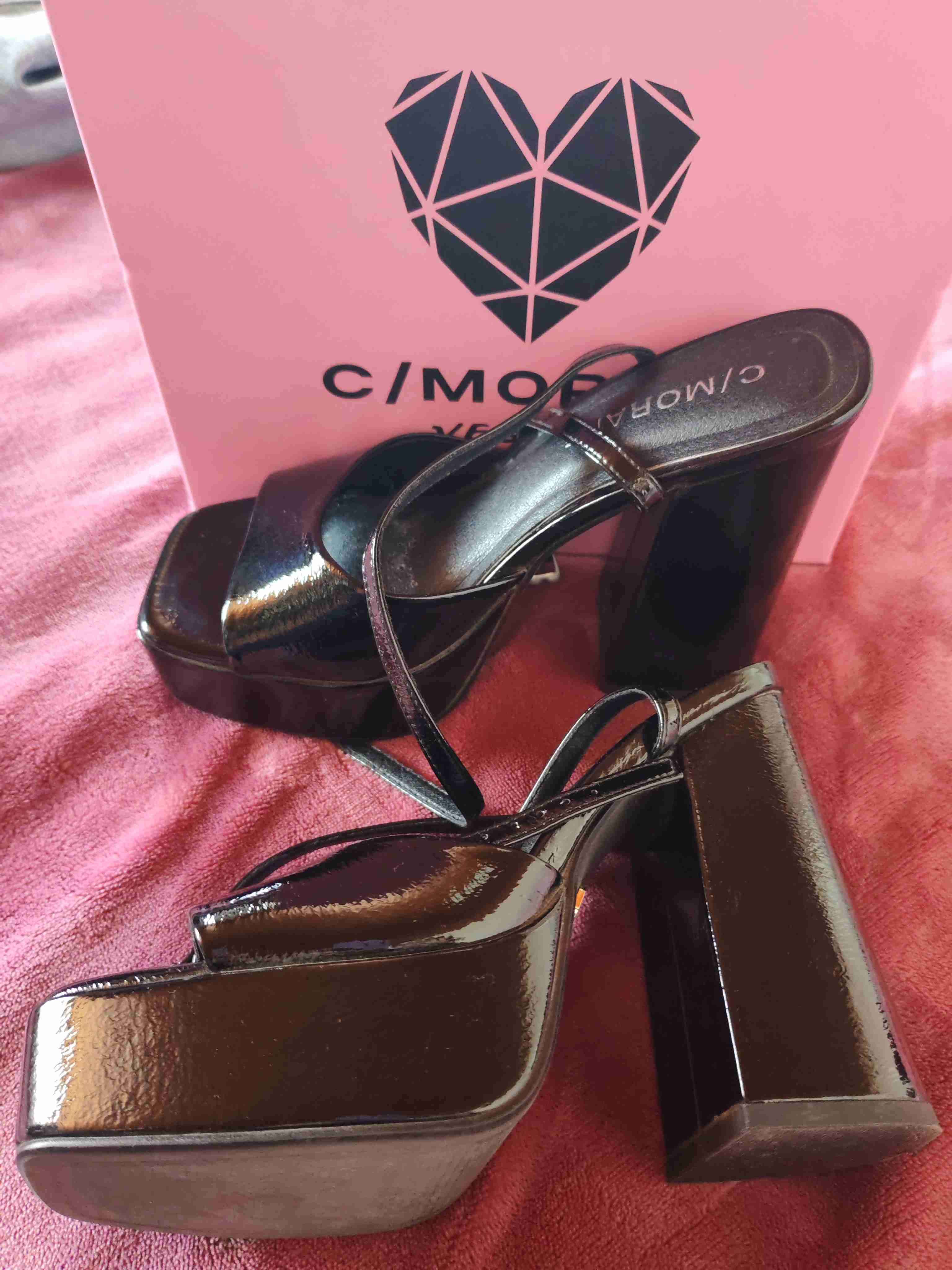 Tacones negros veganos C/Moran - miniatura 3