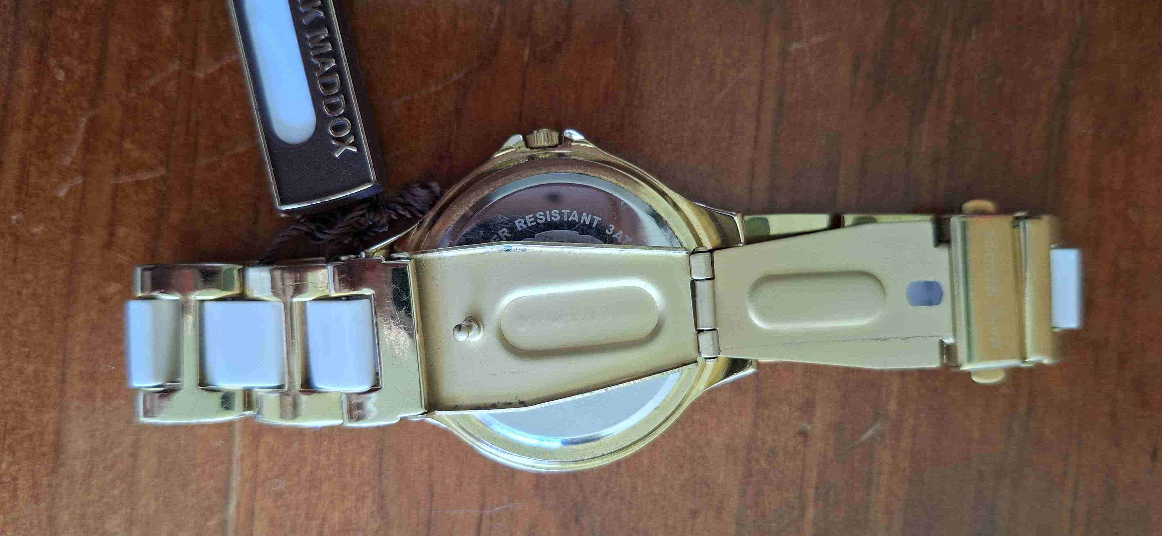 Reloj Mark Maddox dorado y blanco - miniatura 4