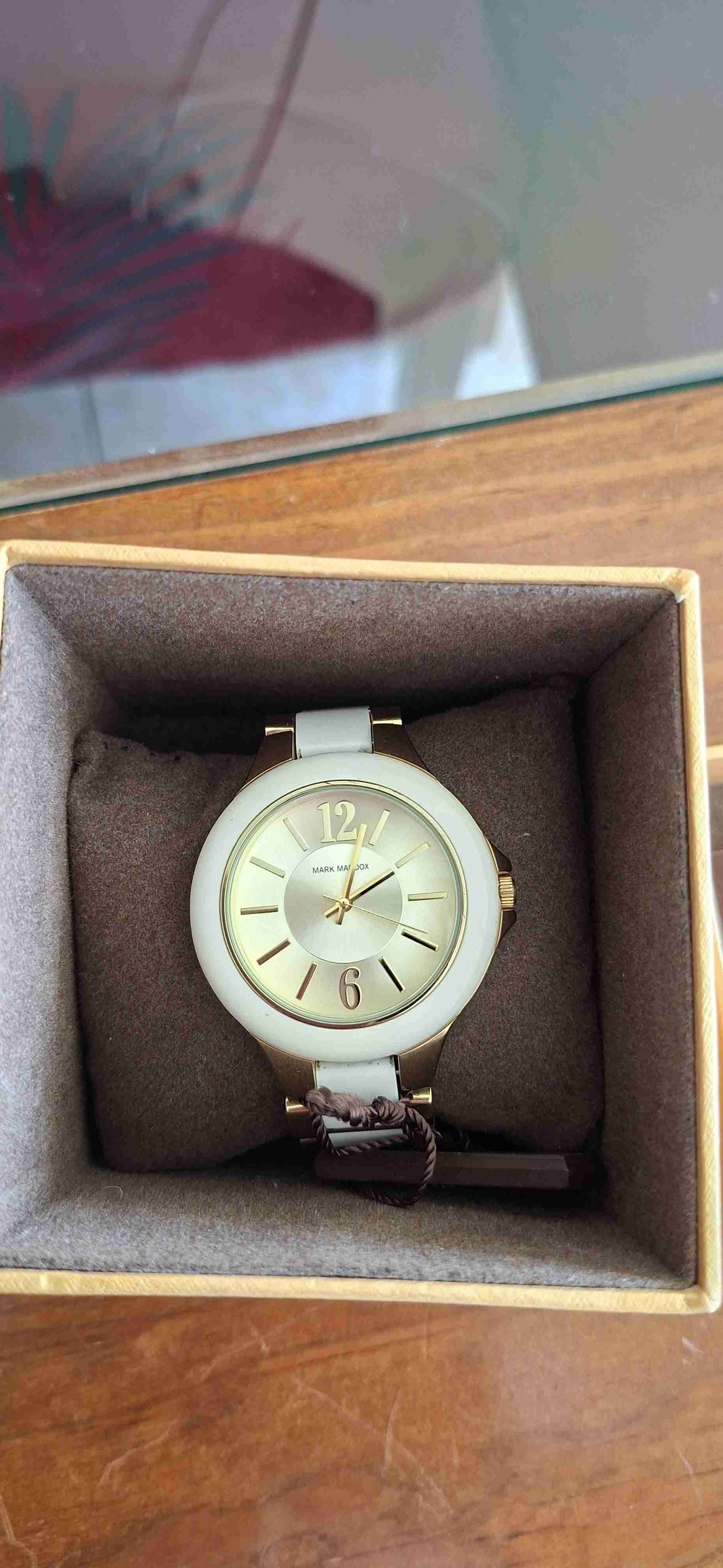 Reloj Mark Maddox dorado y blanco - miniatura 6