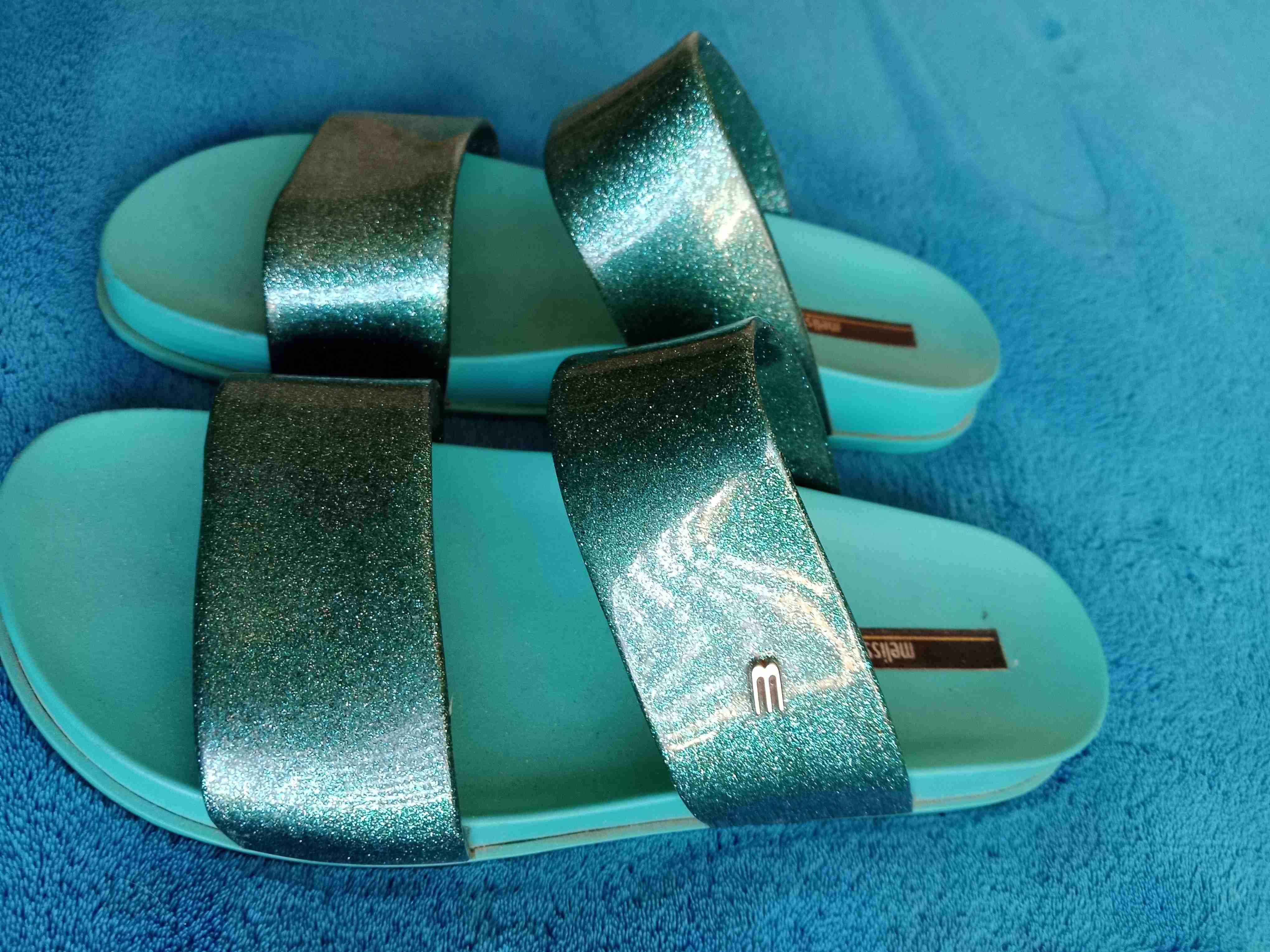Sandalias azul con brillo Marca Melissa - 2