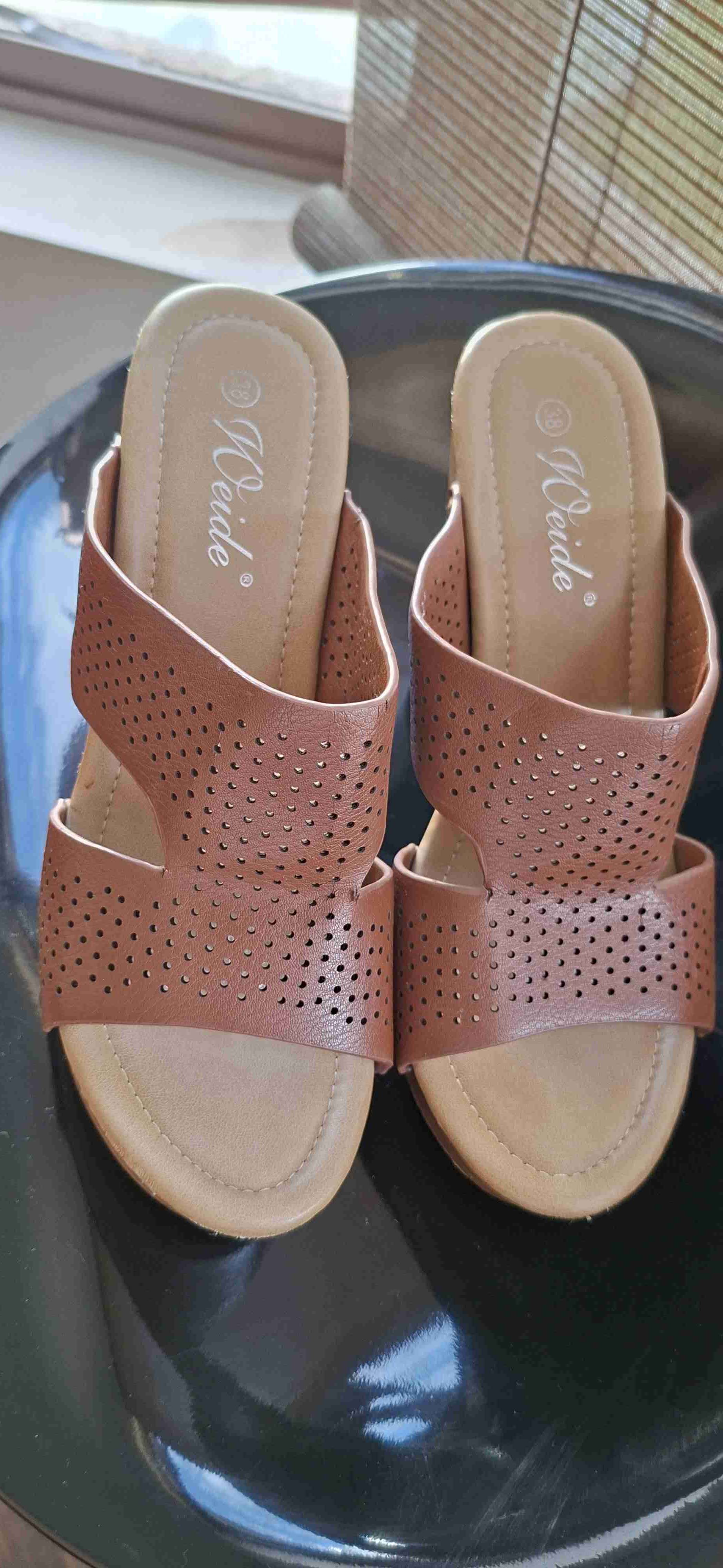 Sandalias Weide marrón perforadas - miniatura 5